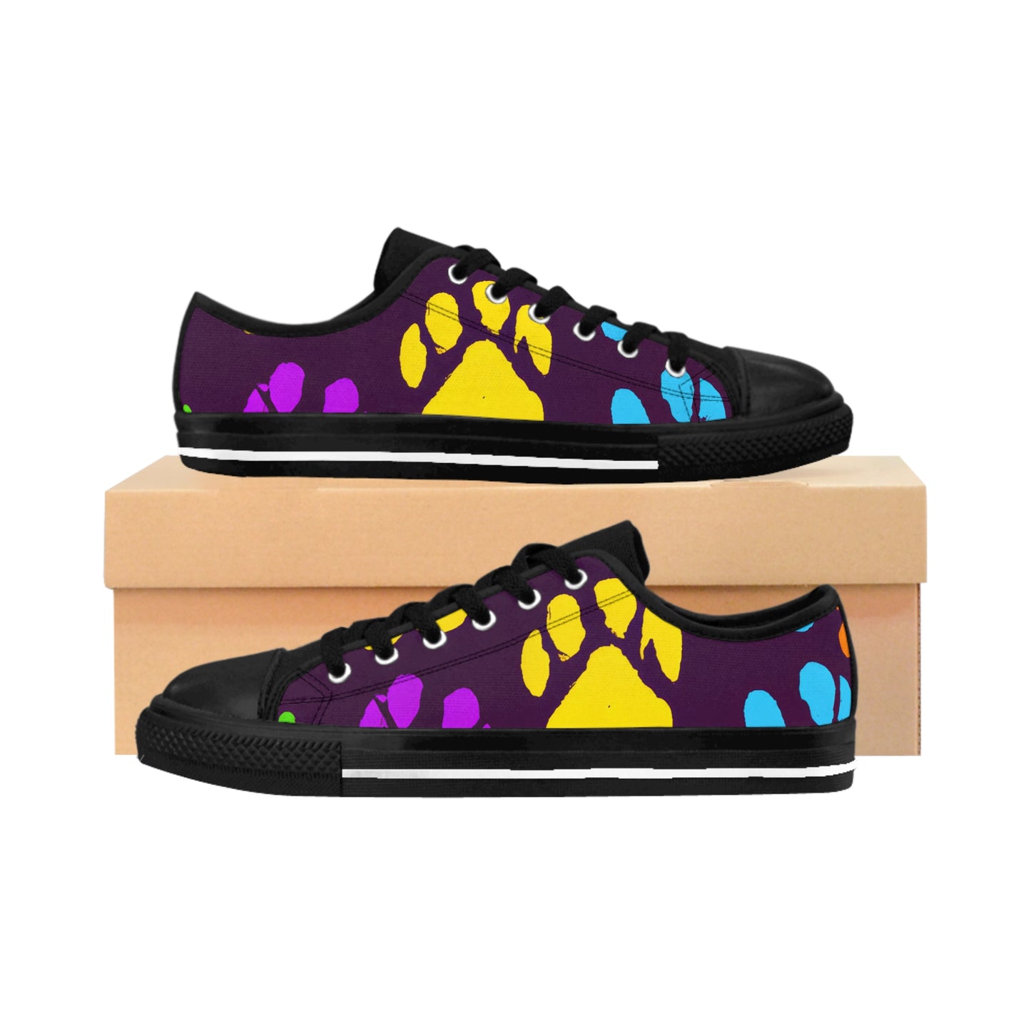 Ezra Lemaire - Paw Print - Low-Top