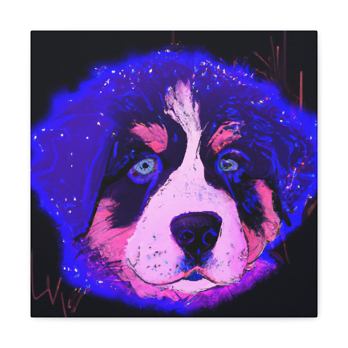 Princess Isabella De Montaltier of Zurich - Bernese Mountain Dog - Canvas