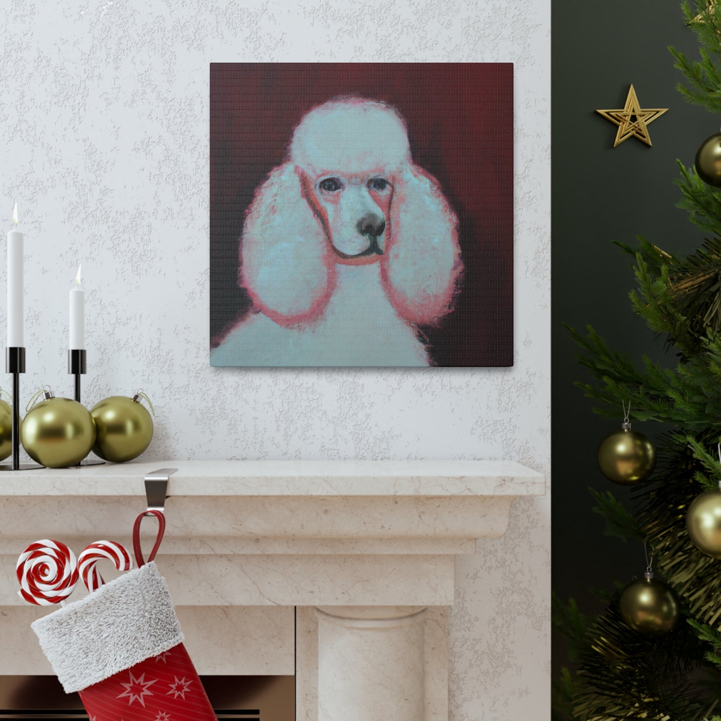 Lady Fedia of Rouen. - Poodle - Canvas