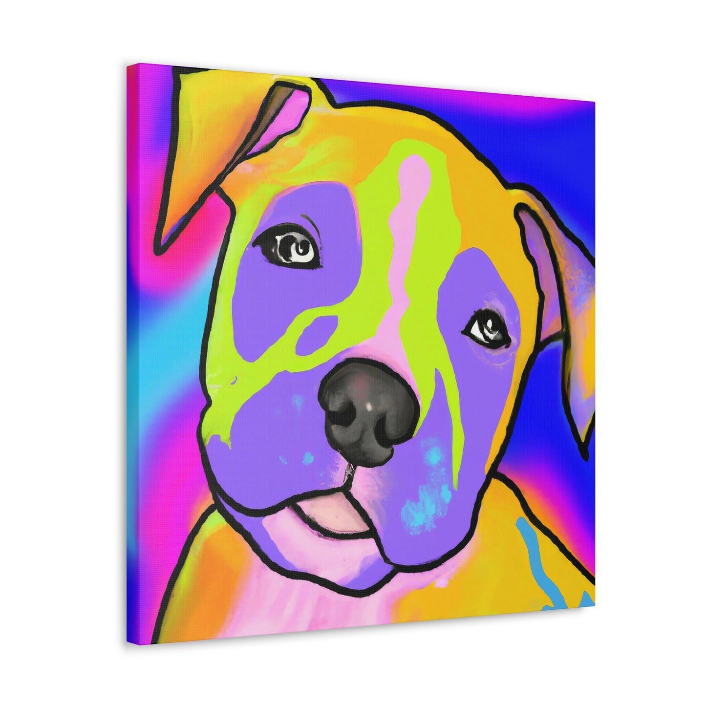 Rembrandt de Couronne - Pitbull Puppy - Canvas