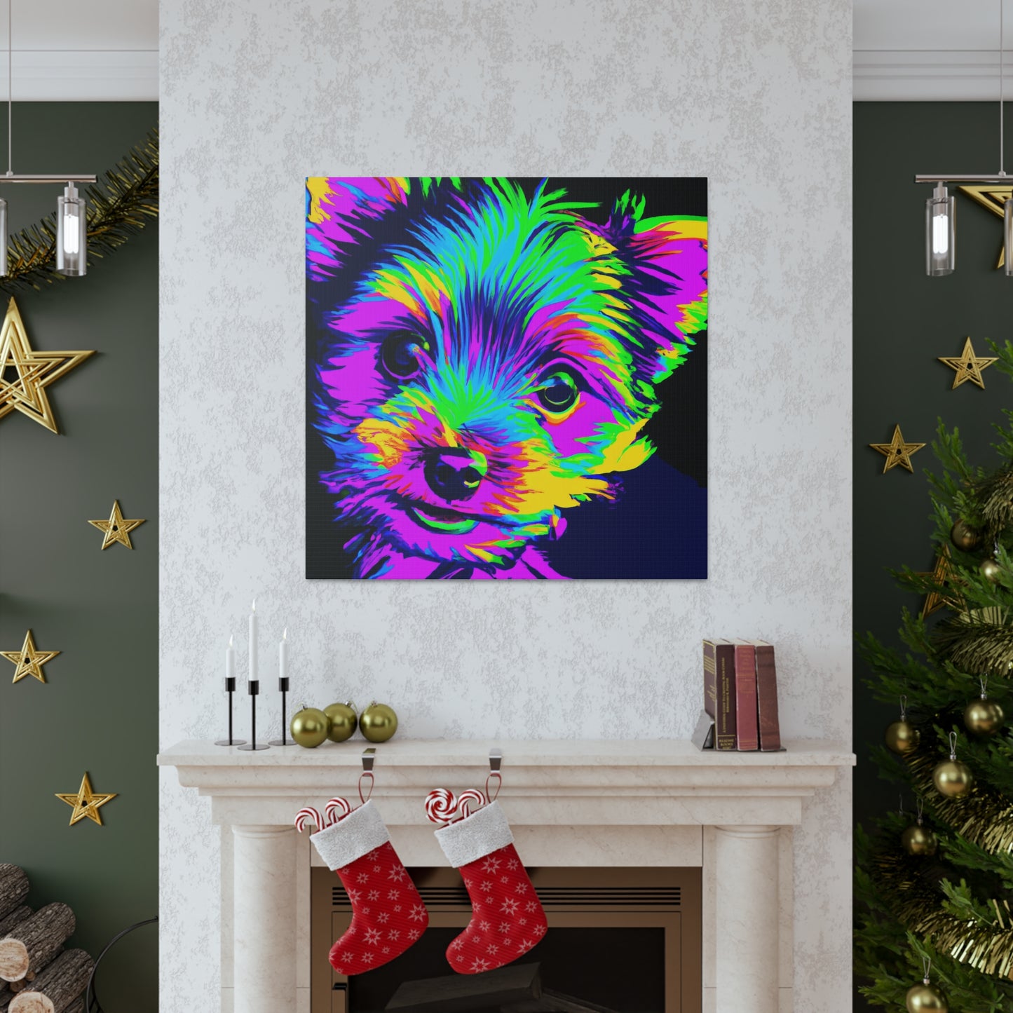 Siranthe Aurora Von Rothwein - Yorkie Puppy - Canvas