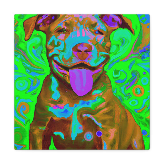 Sirano Devoreaux - Pitbull Puppy - Canvas