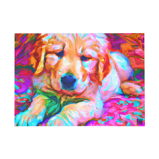 Jacques Desbuissons - Golden Retriever Puppy - Puzzle