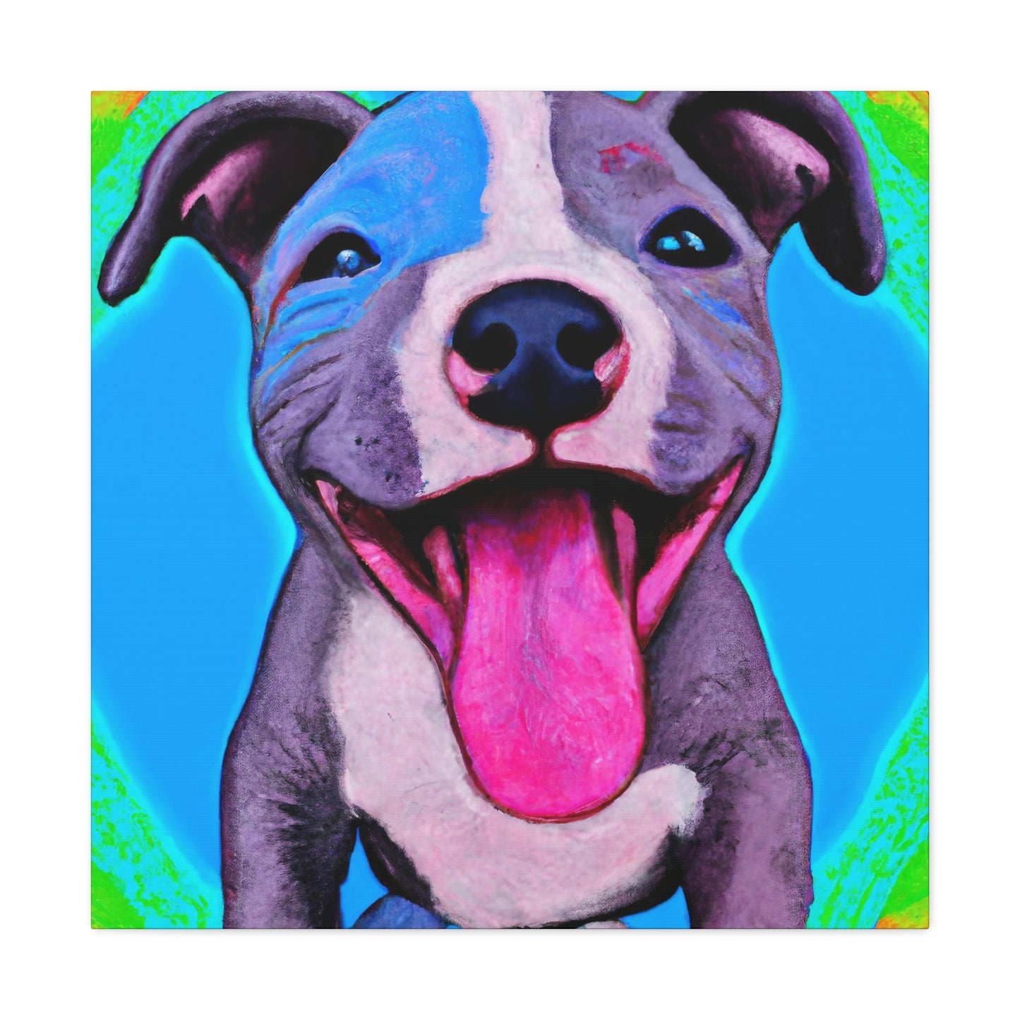 Celestina Elsanna de Veniela - Pitbull Puppy - Canvas