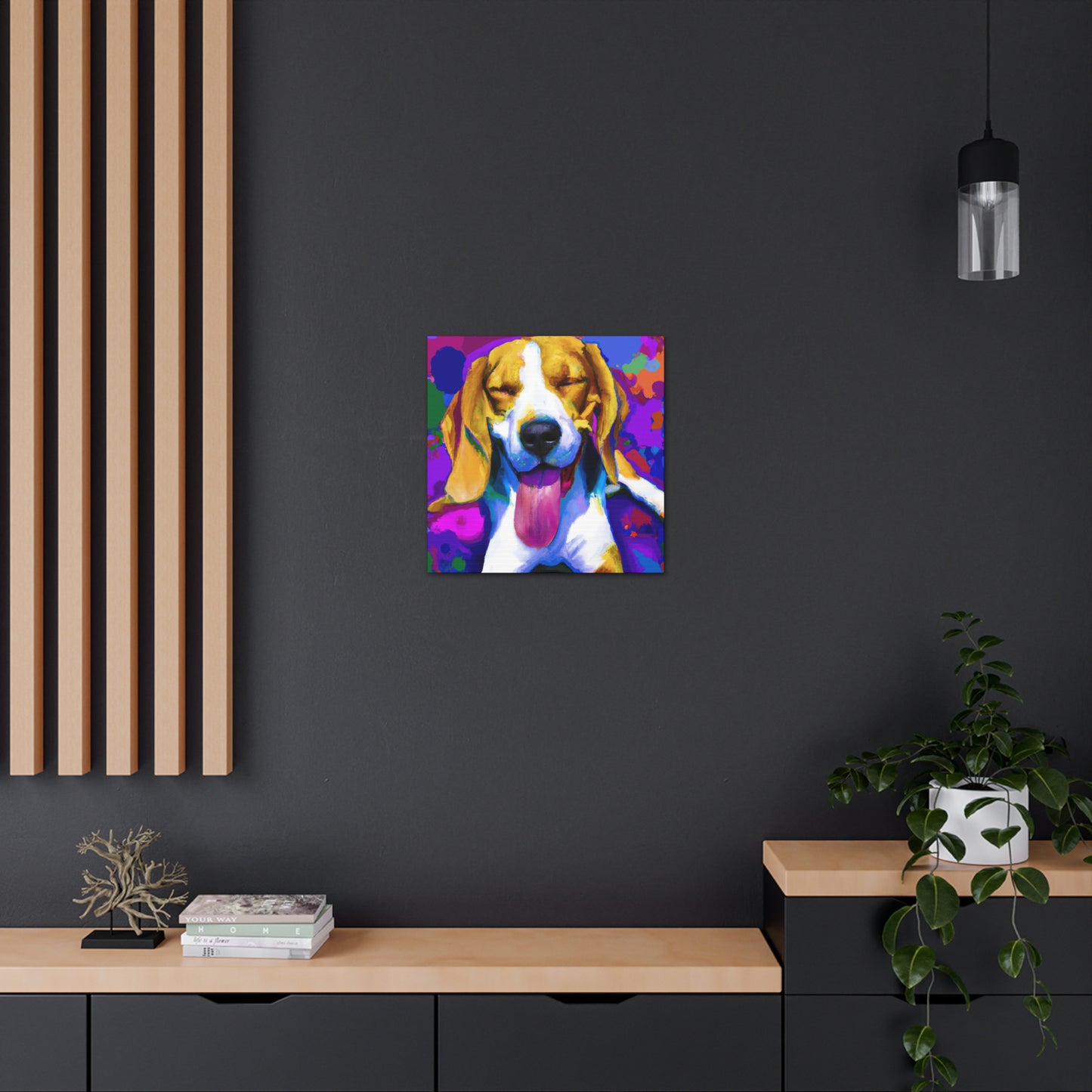 Gwendolynne the Noble Artist - Beagle Puppy - Canvas