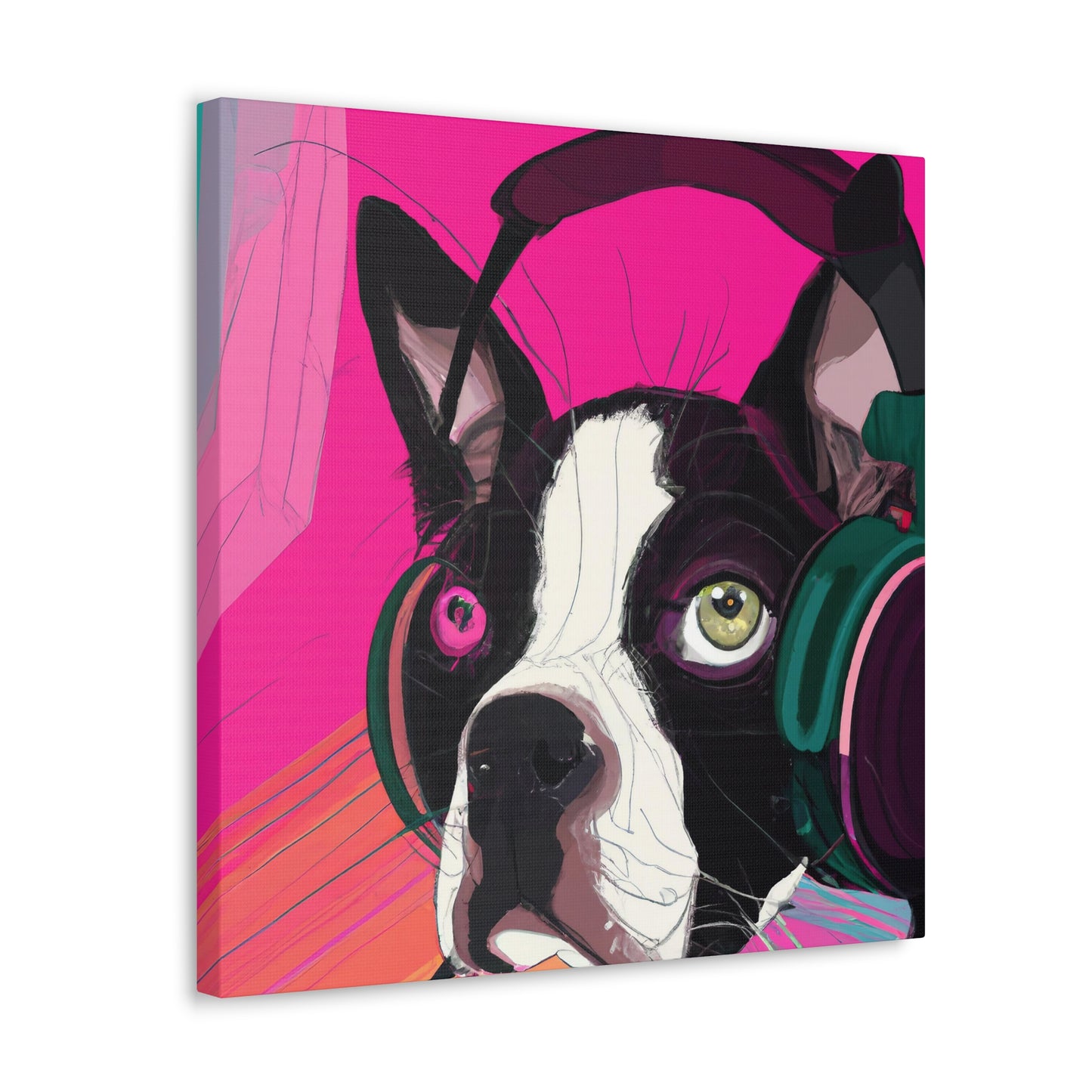 Countess Abigail Amethyst Parmelee of Boston. - Boston Terrier - Canvas