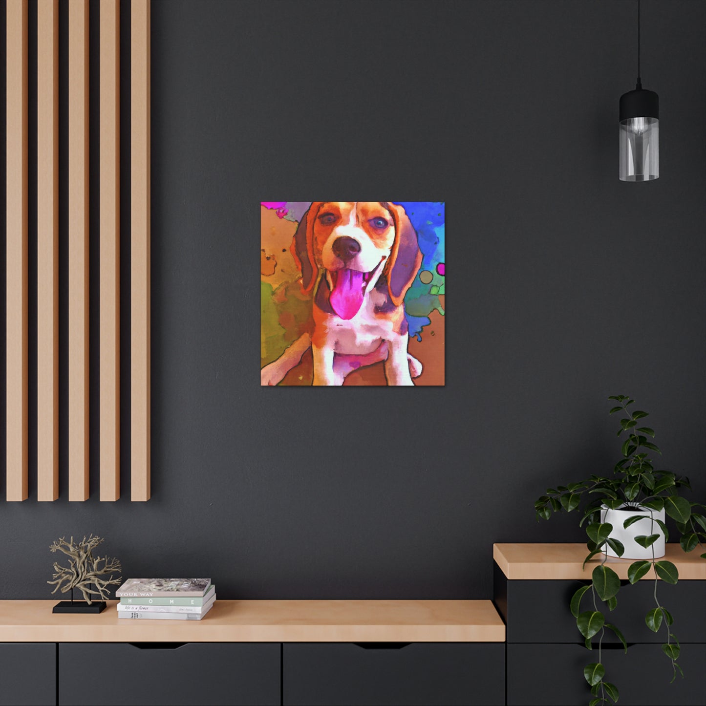 Josephine de la Rocque - Beagle Puppy - Canvas