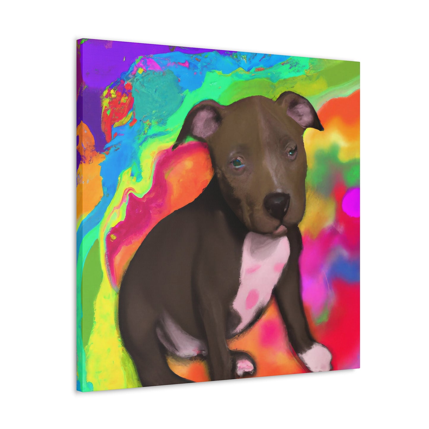 Augustus Royalty - Pitbull Puppy - Canvas