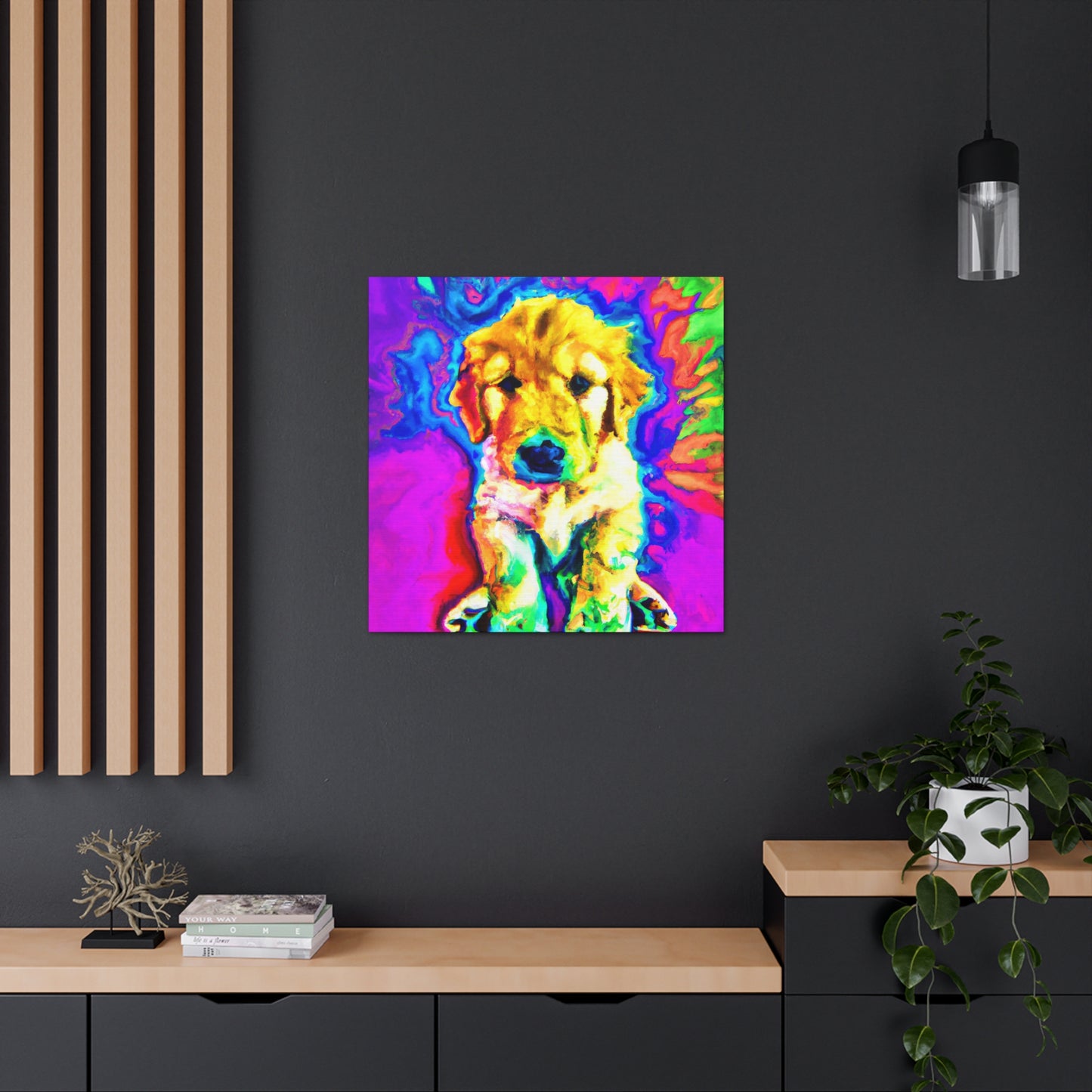 Marelyne, Duchess of Brabant - Golden Retriever Puppy - Canvas