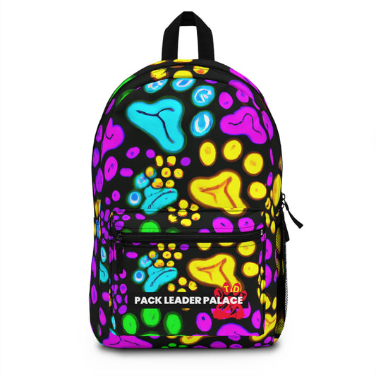 Boulevardier du Chic. - Paw Print - Backpack