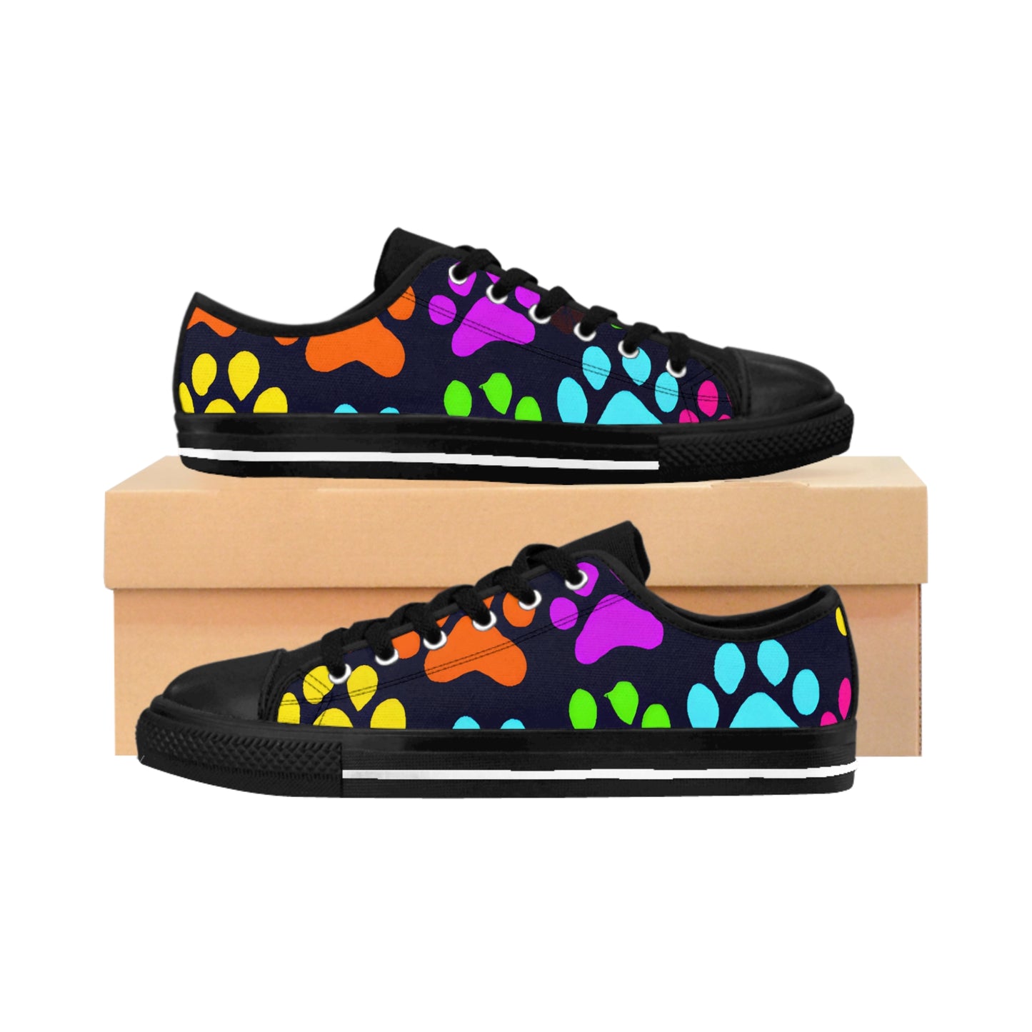 Mintzette Lafontaine - Paw Print - Low-Top