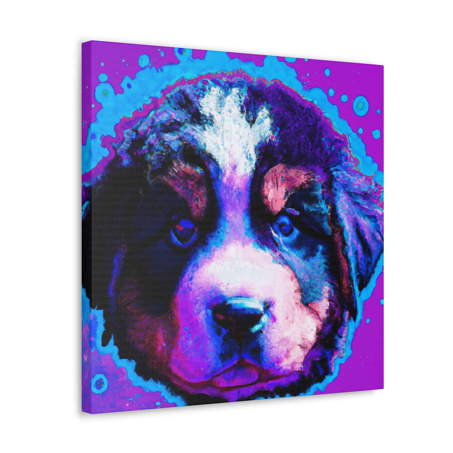 Queen Ellahanna of the Evercloaks - Bernese Mountain Dog - Canvas