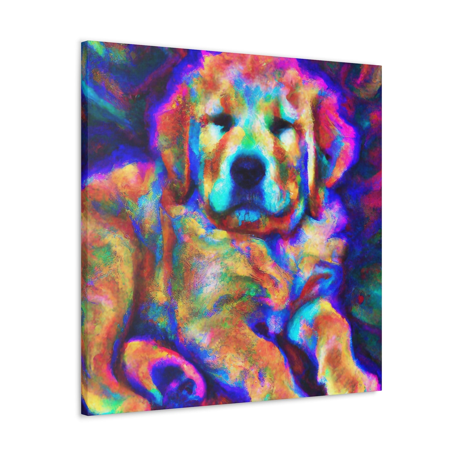 Apollonius Lothaire - Golden Retriever Puppy - Canvas