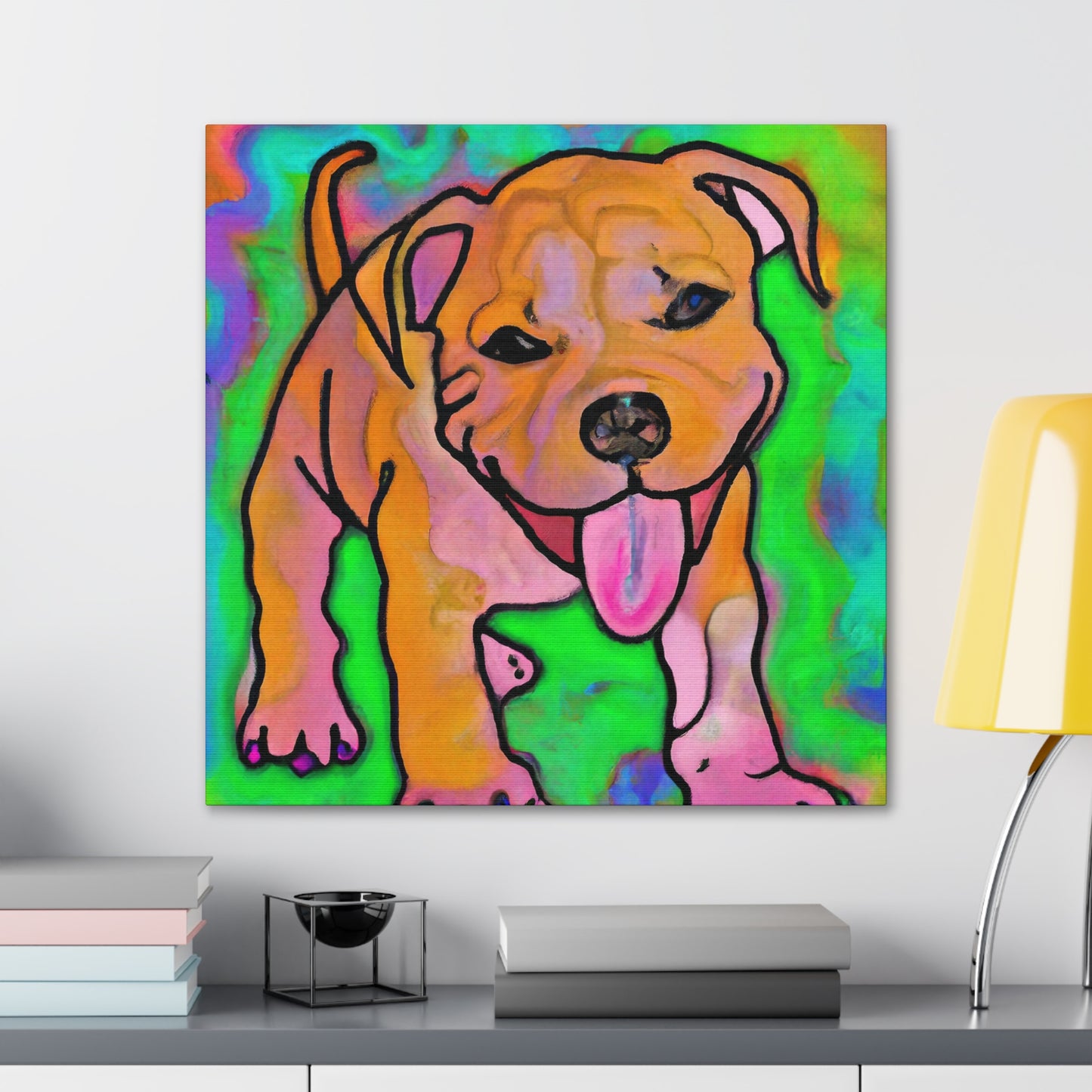 Aristonte Royaltye - Pitbull Puppy - Canvas