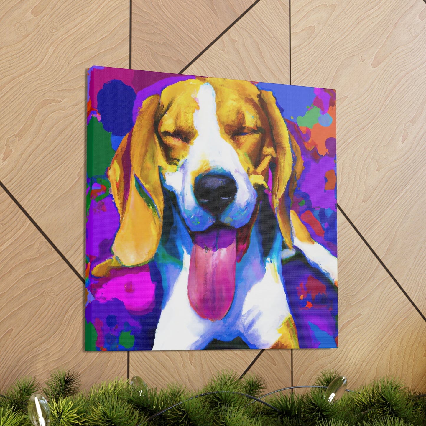 Gwendolynne the Noble Artist - Beagle Puppy - Canvas