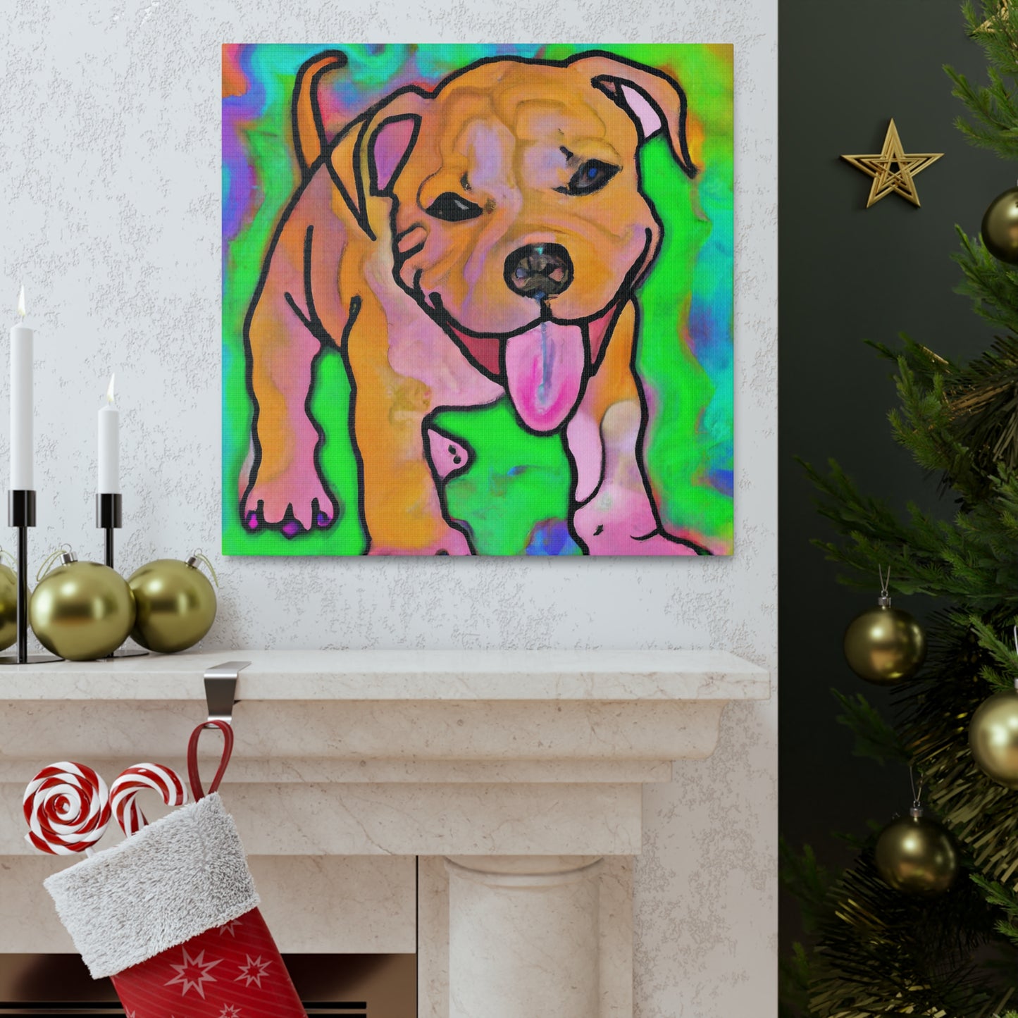 Aristonte Royaltye - Pitbull Puppy - Canvas