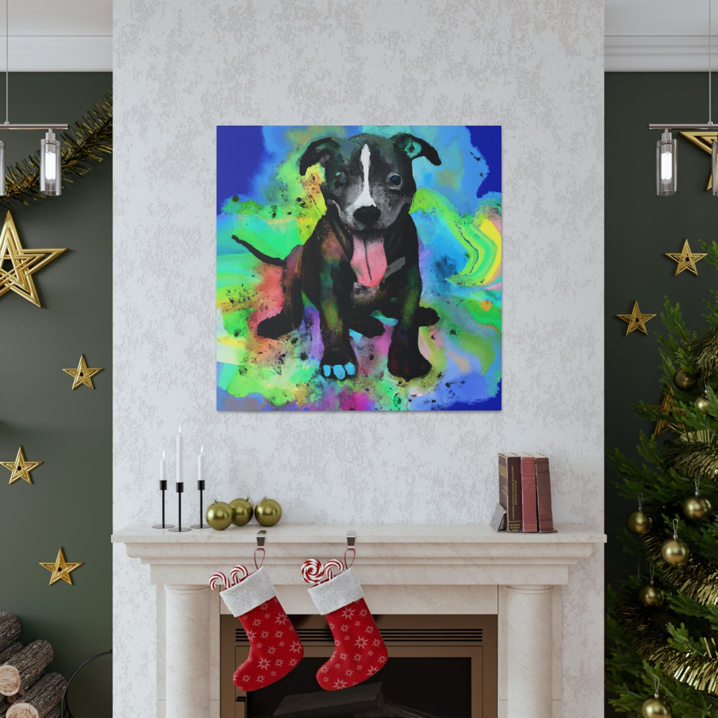 Isamon Emperius - Pitbull Puppy - Canvas