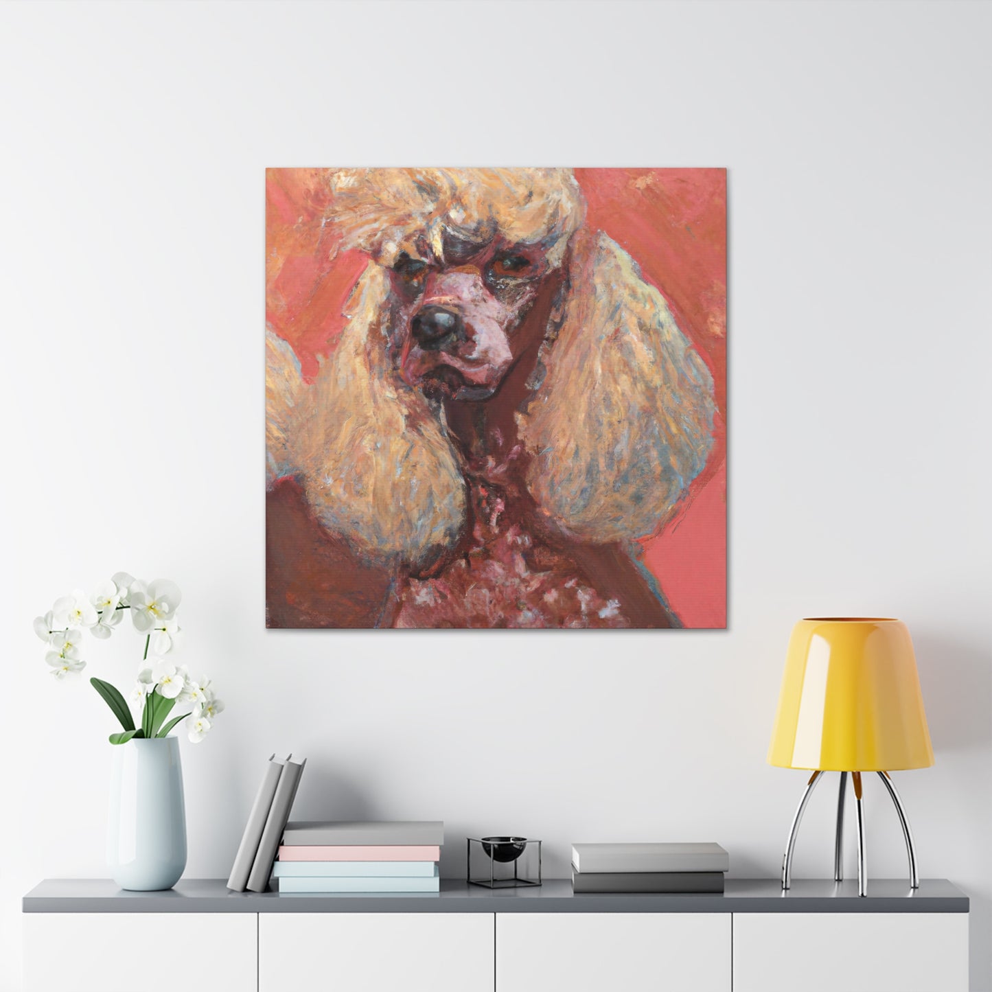 Monique de Beaumont - Poodle - Canvas