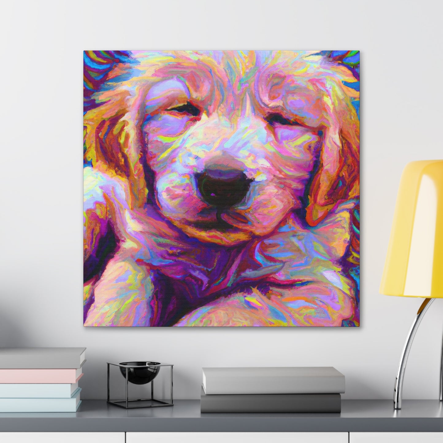 Titianus DeAristocratia - Golden Retriever Puppy - Canvas