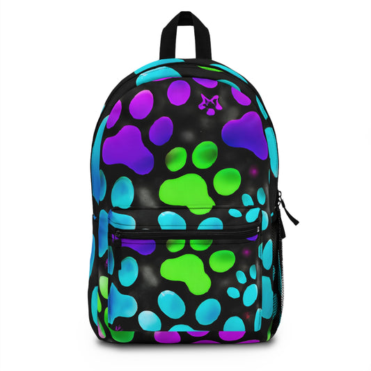 Clair DeLune - Paw Print - Backpack