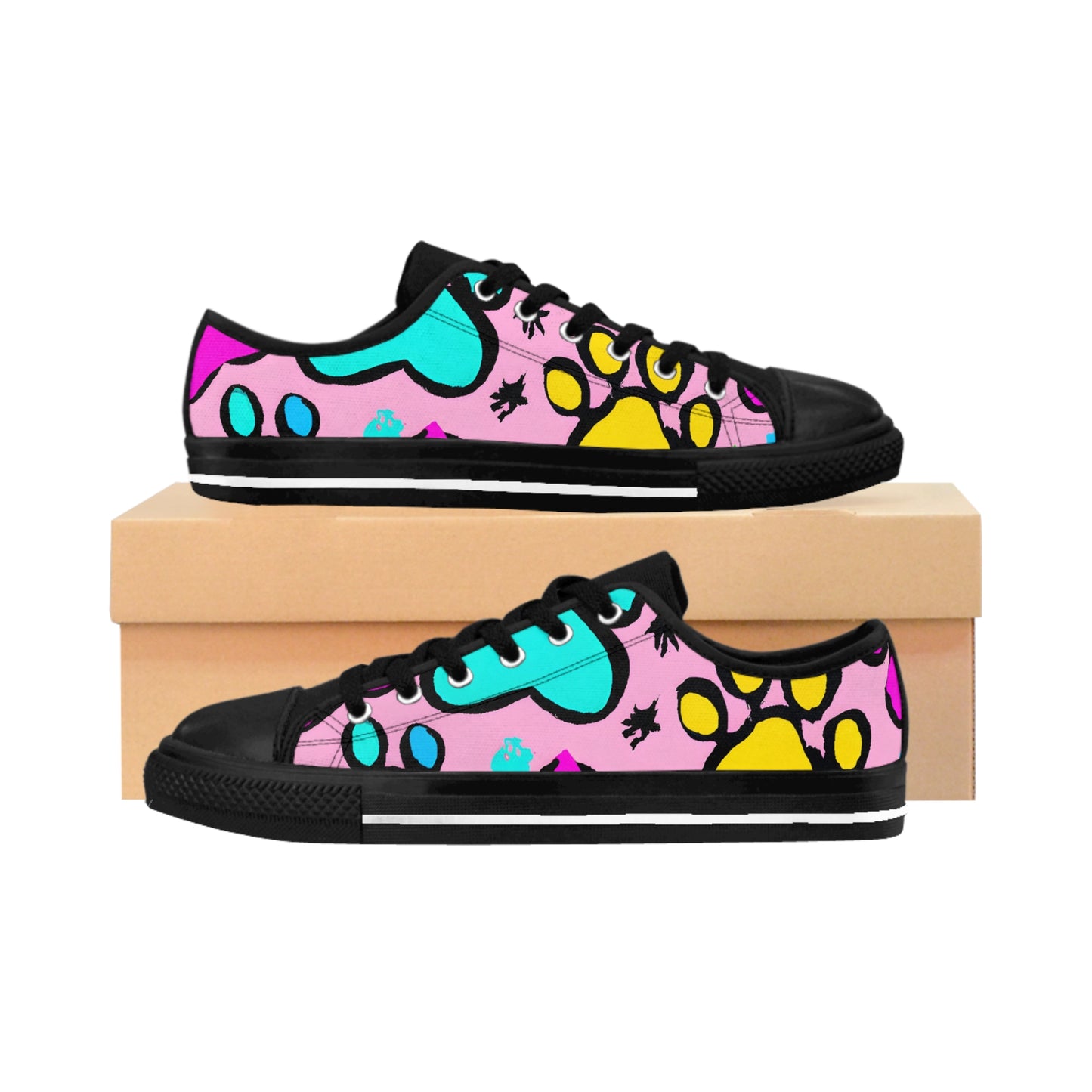 Marie-Josée Loubet - Paw Print - Low-Top