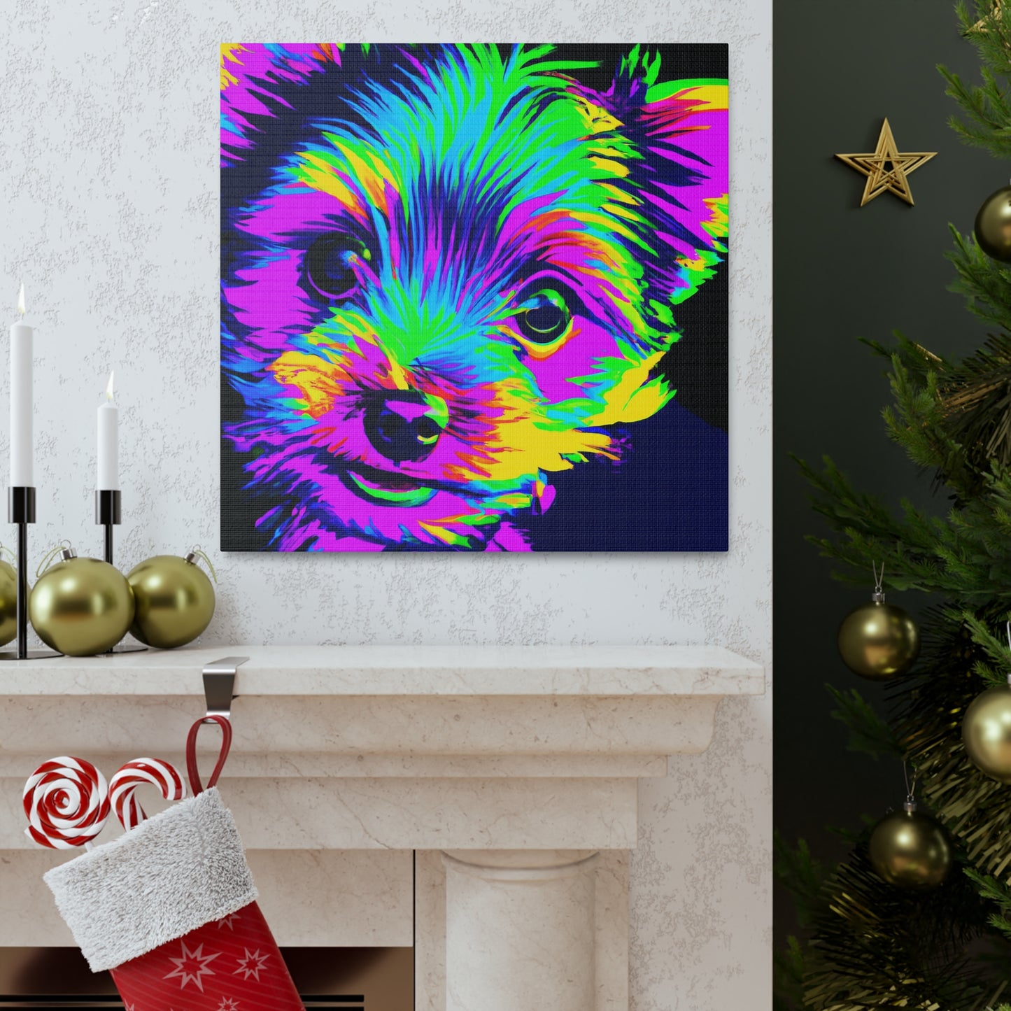 Siranthe Aurora Von Rothwein - Yorkie Puppy - Canvas