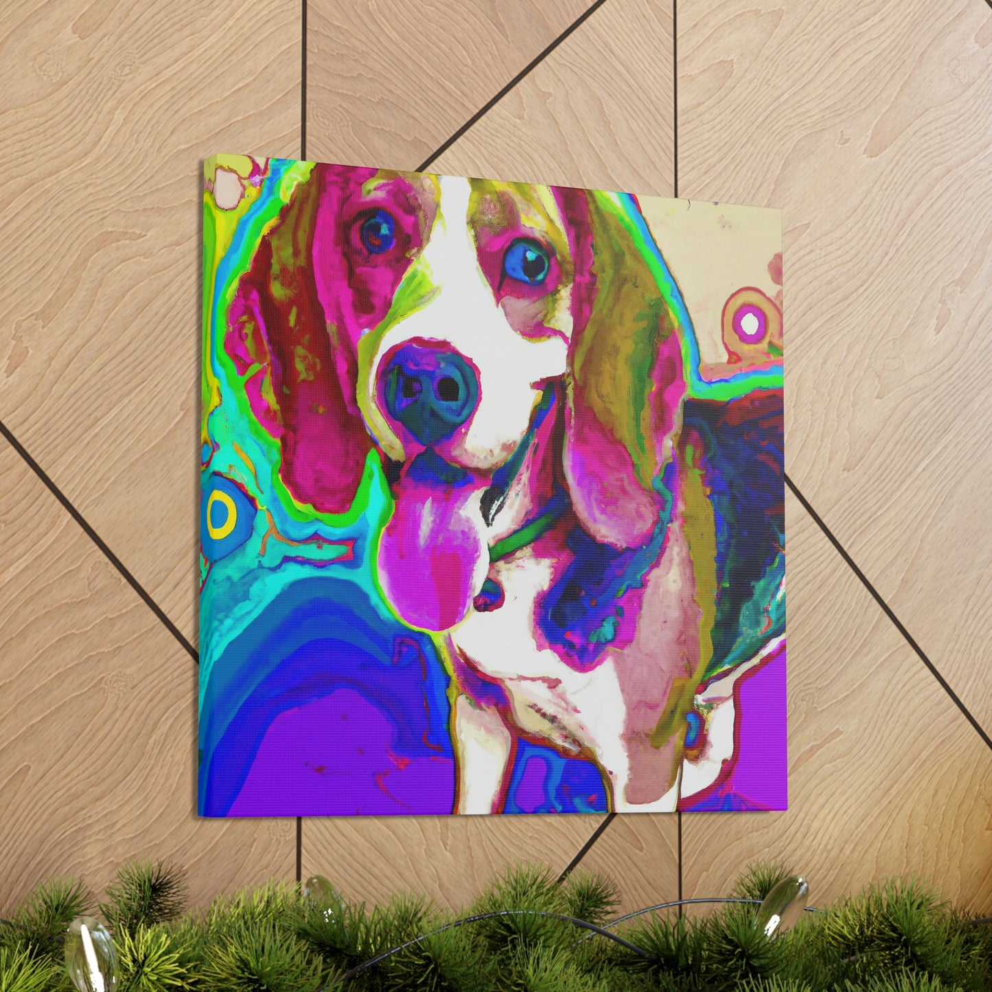 Reginard Lyforde, Painter of Royalty - Beagle Puppy - Canvas