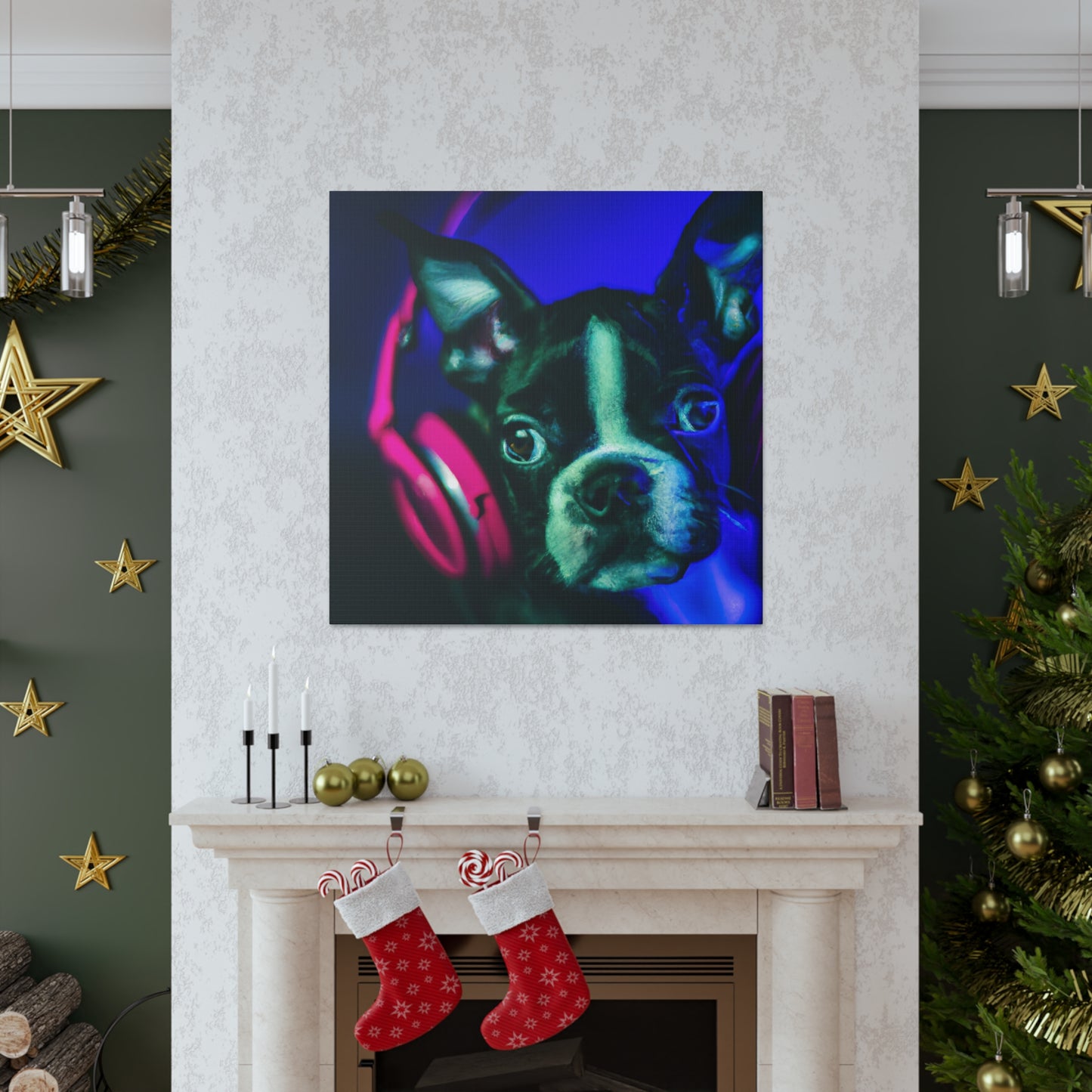 Countess Lorelai Augusta of Boston - Boston Terrier - Canvas