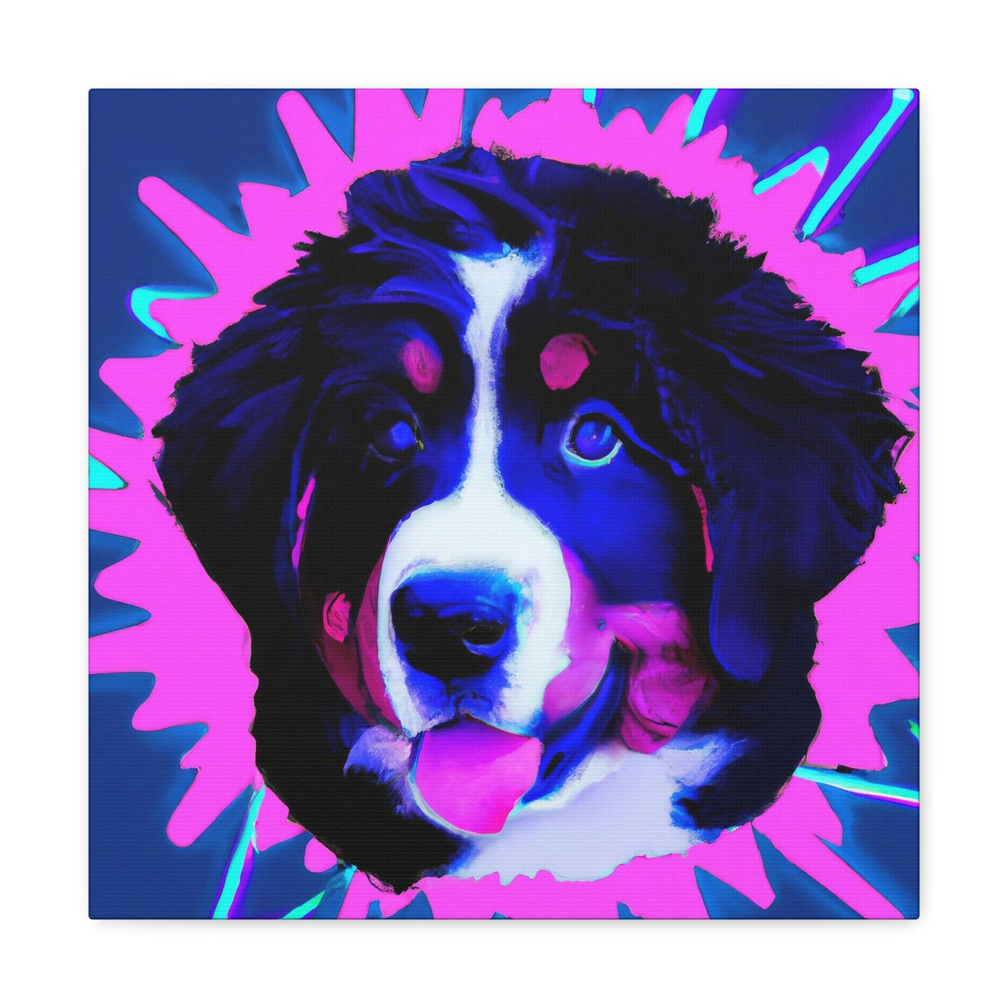 Princess Elodie von Bernhardzocher - Bernese Mountain Dog - Canvas