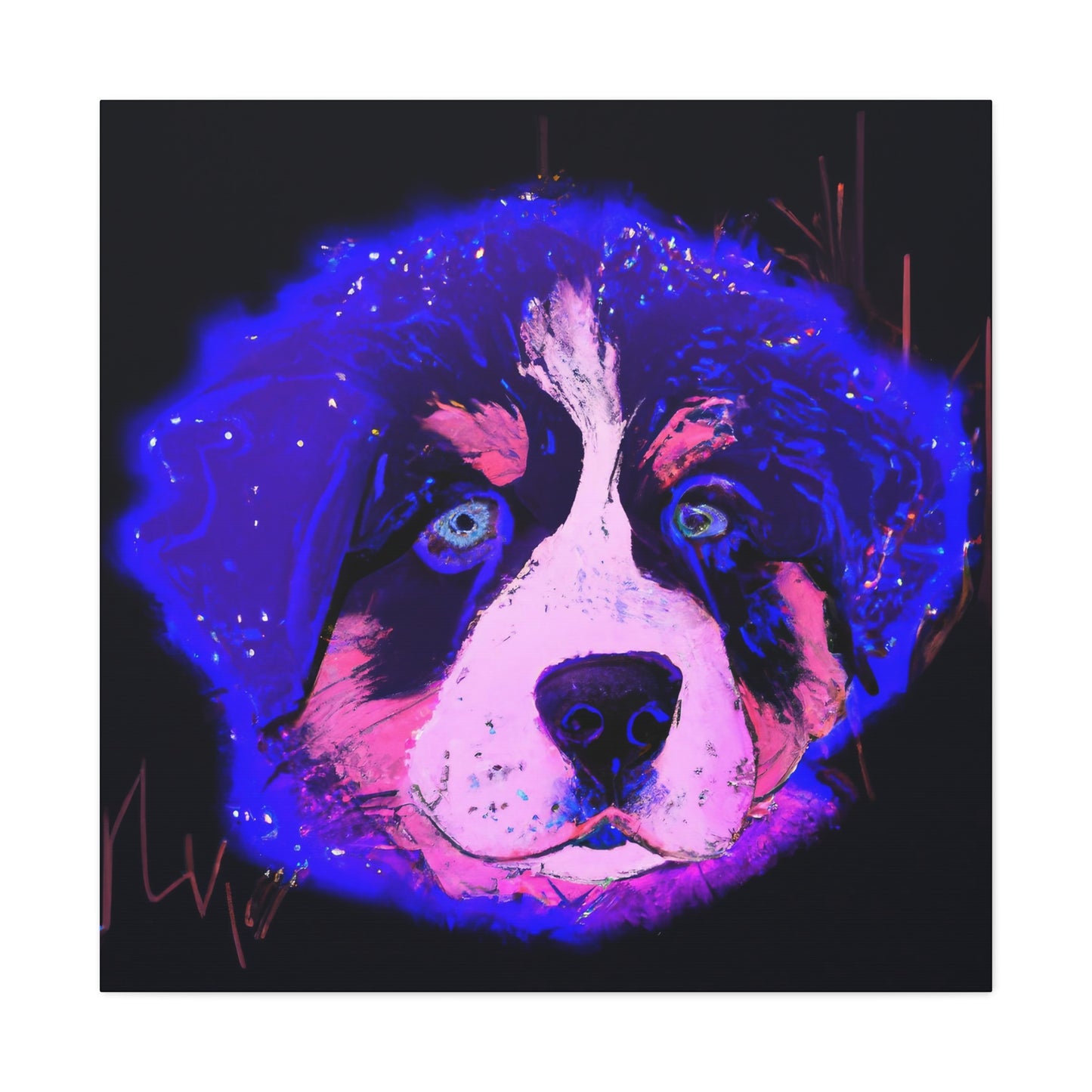 Princess Isabella De Montaltier of Zurich - Bernese Mountain Dog - Canvas