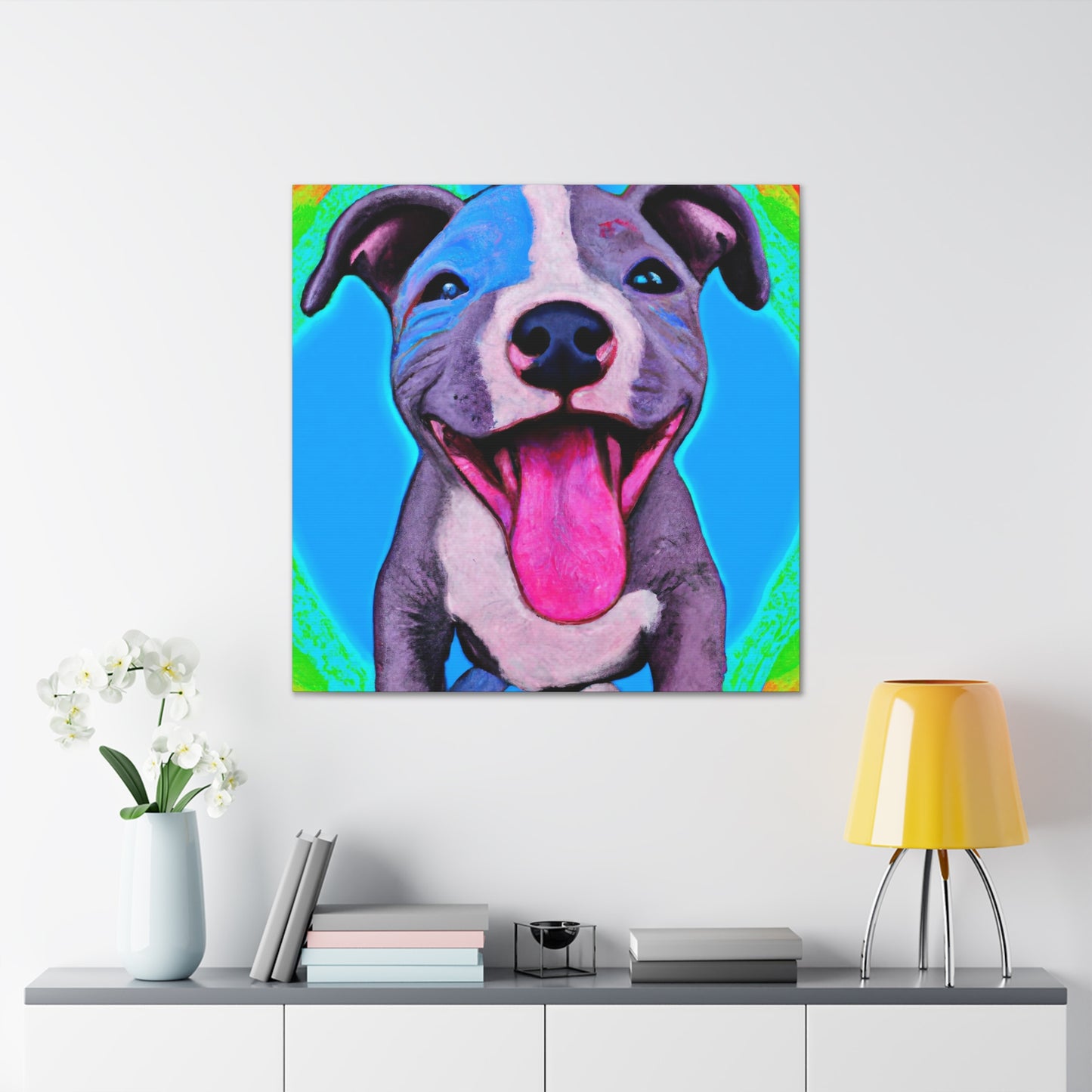 Celestina Elsanna de Veniela - Pitbull Puppy - Canvas