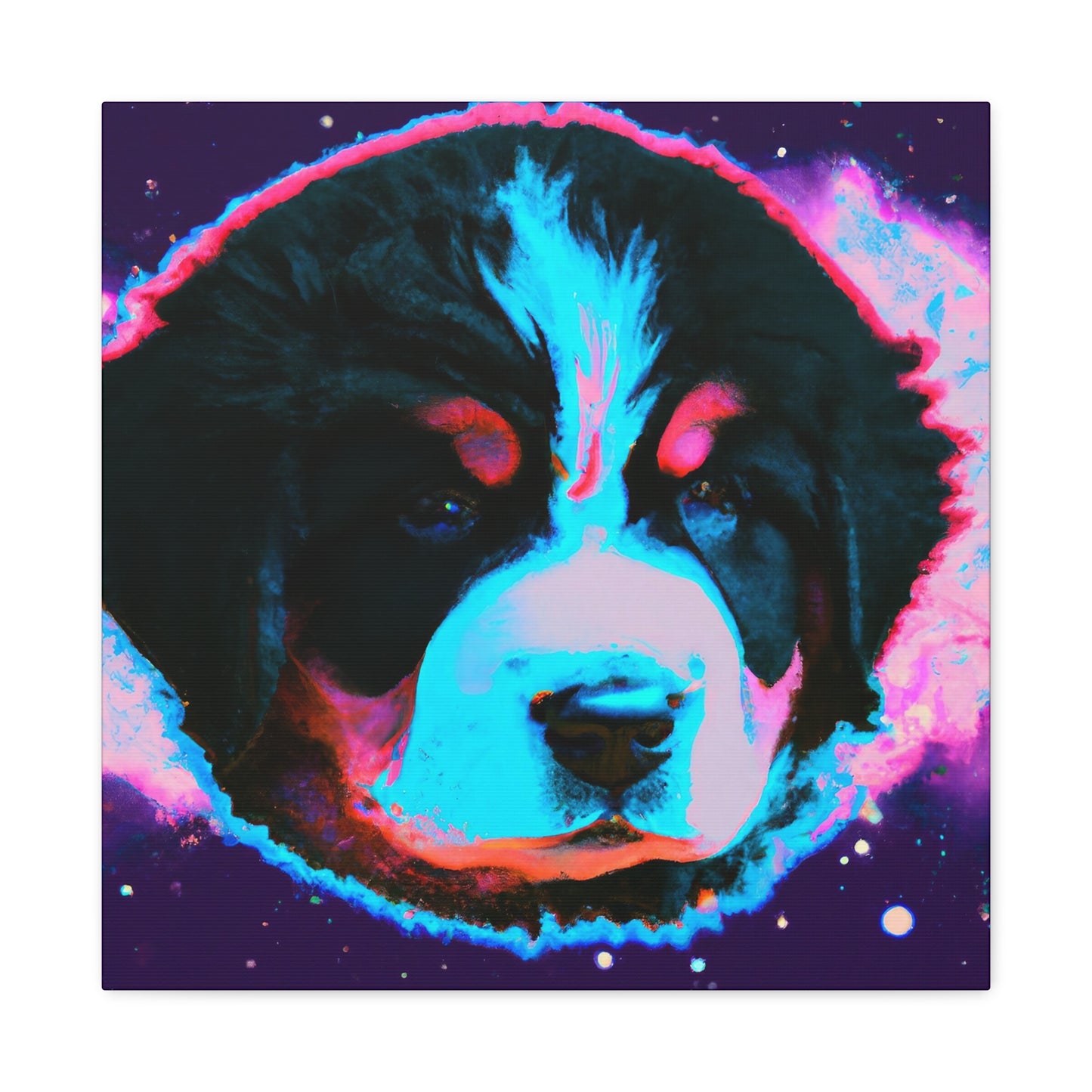 Crowned Princess Sofia of Zurich. - Bernese Mountain Dog - Canvas