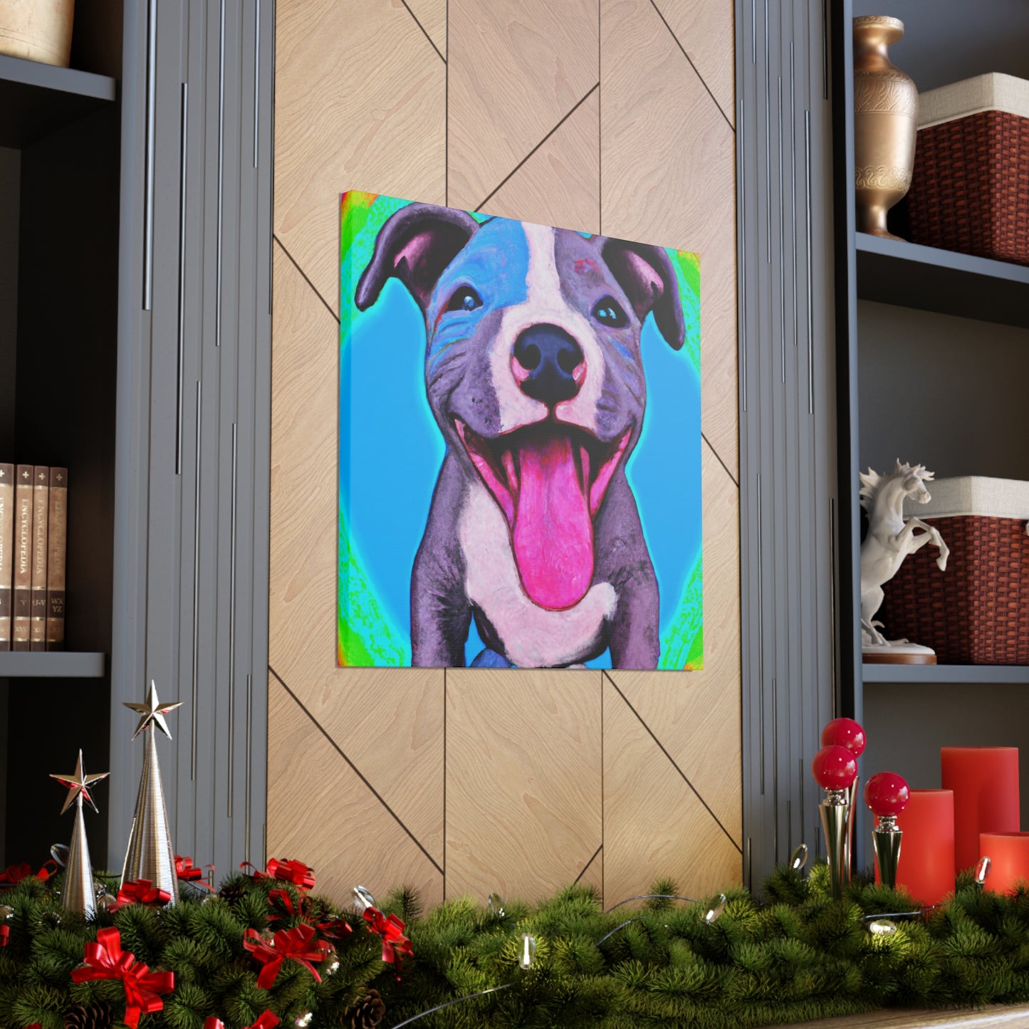 Celestina Elsanna de Veniela - Pitbull Puppy - Canvas