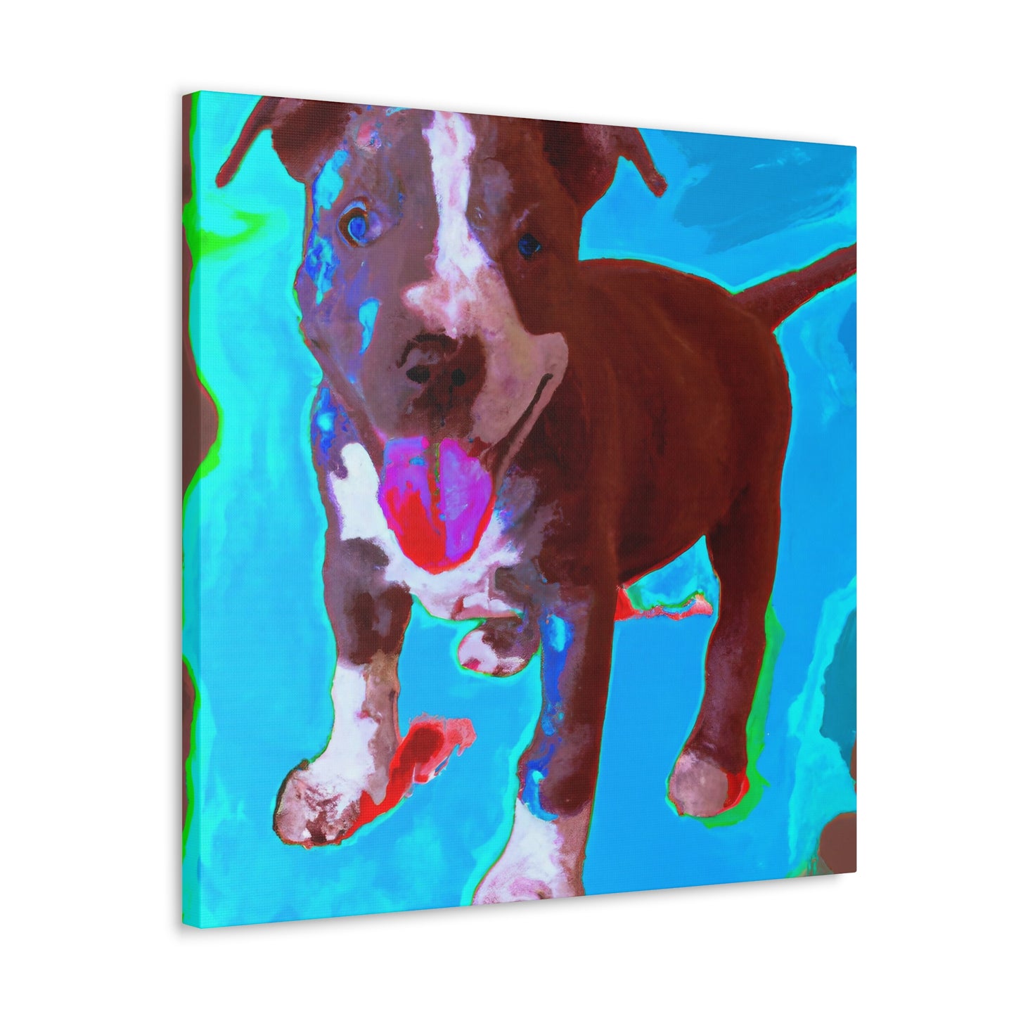 Rivana Von Rothshausen - Pitbull Puppy - Canvas