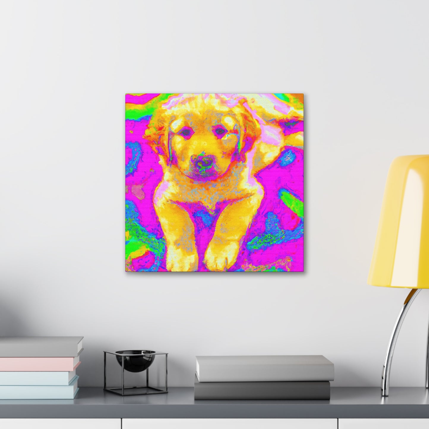 Kingston de la Vexis - Golden Retriever Puppy - Canvas