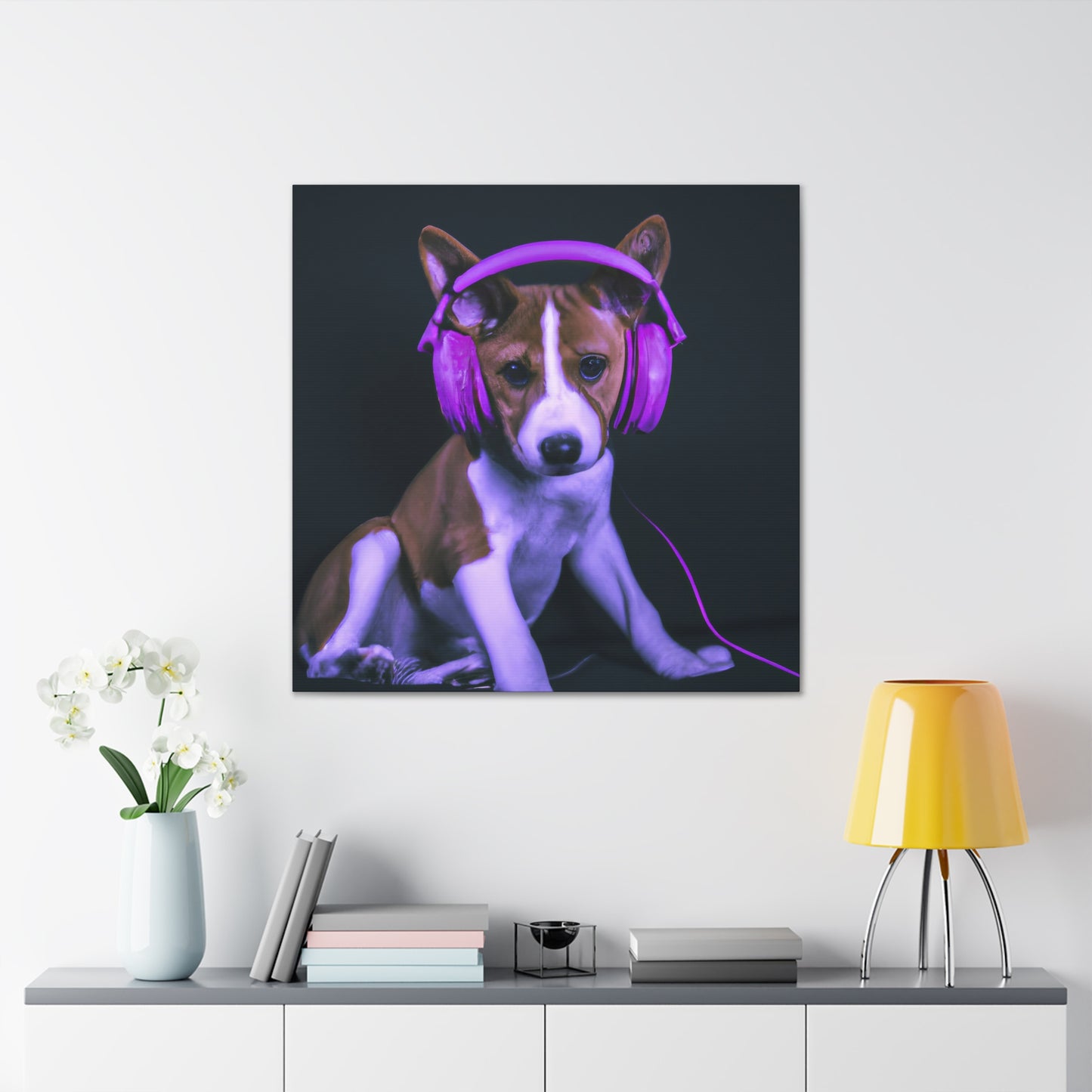 Shuenlana Mahkdoon - Basenji - Canvas