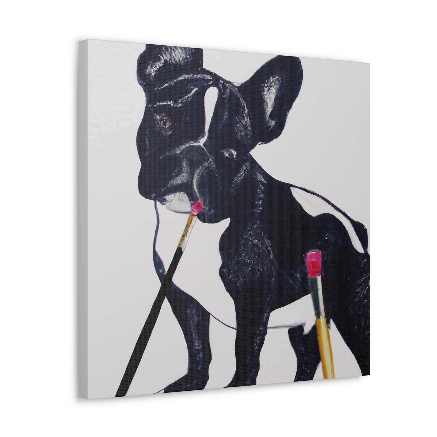 Countess Aloise de la Bierre (French Bulldog) - Canvas