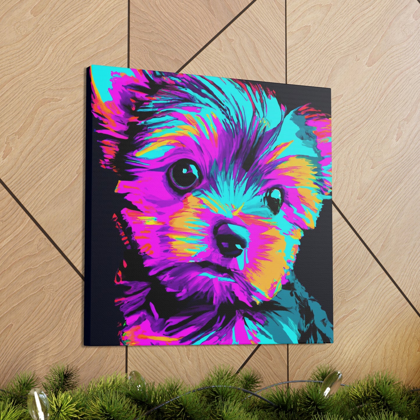 Marquis de Conteaux - Yorkie Puppy - Canvas