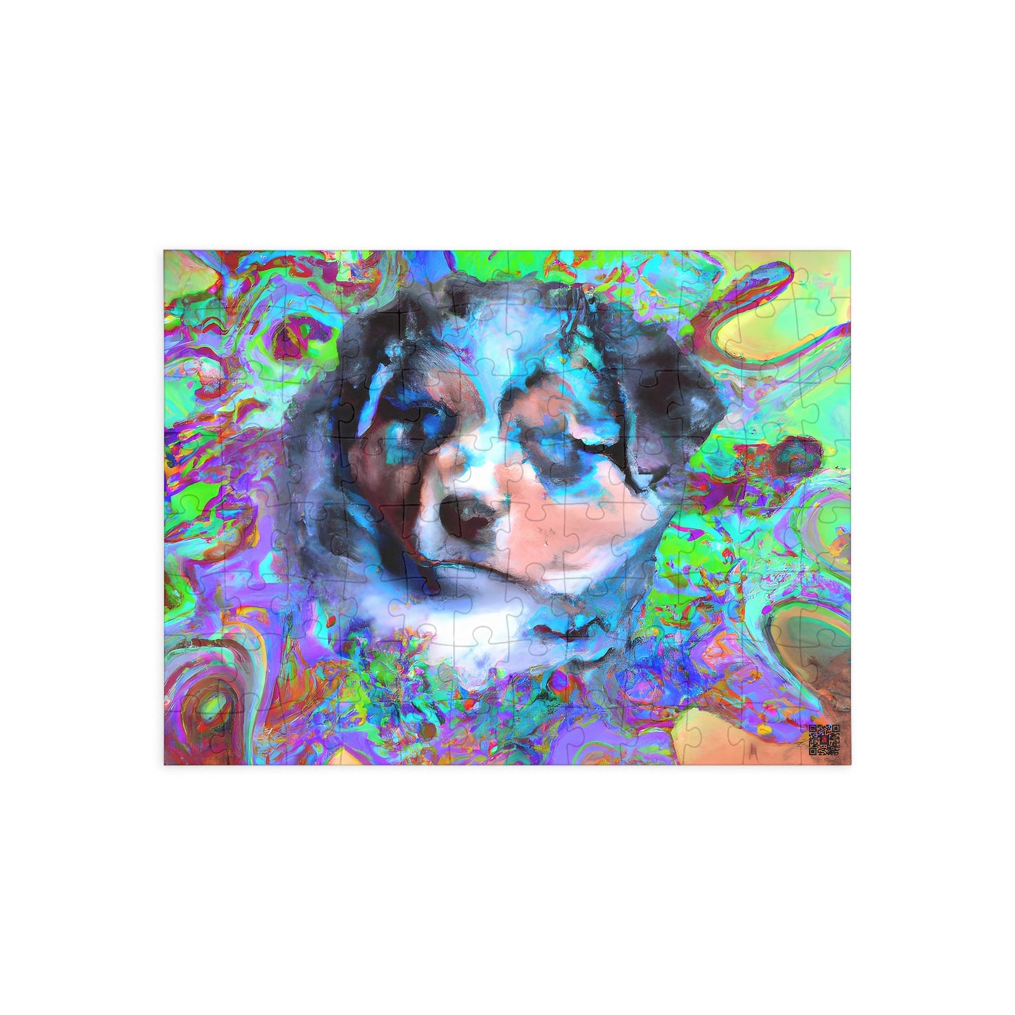 Aurélie Mecanique - Australian Shepherd Puppy - Puzzle