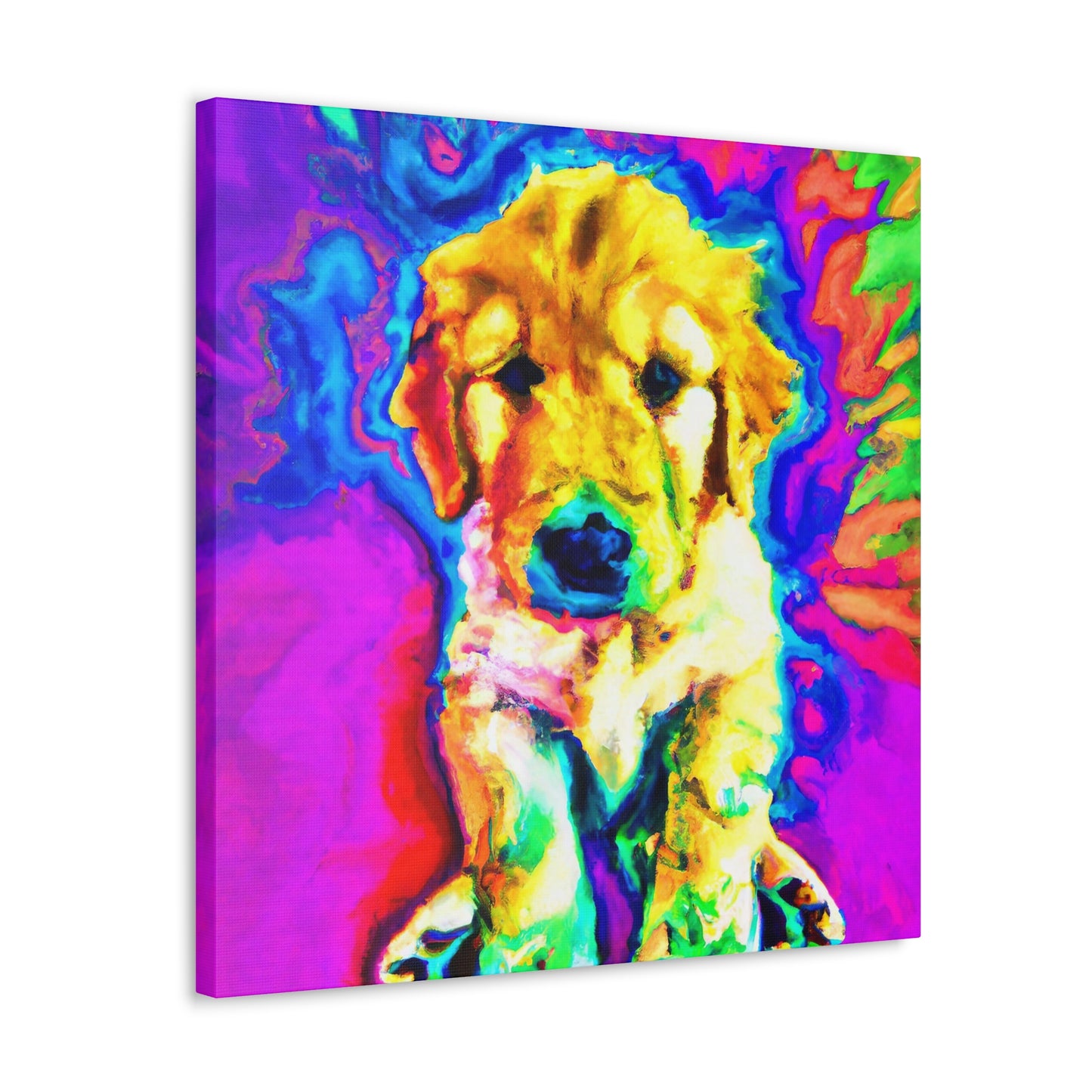 Marelyne, Duchess of Brabant - Golden Retriever Puppy - Canvas