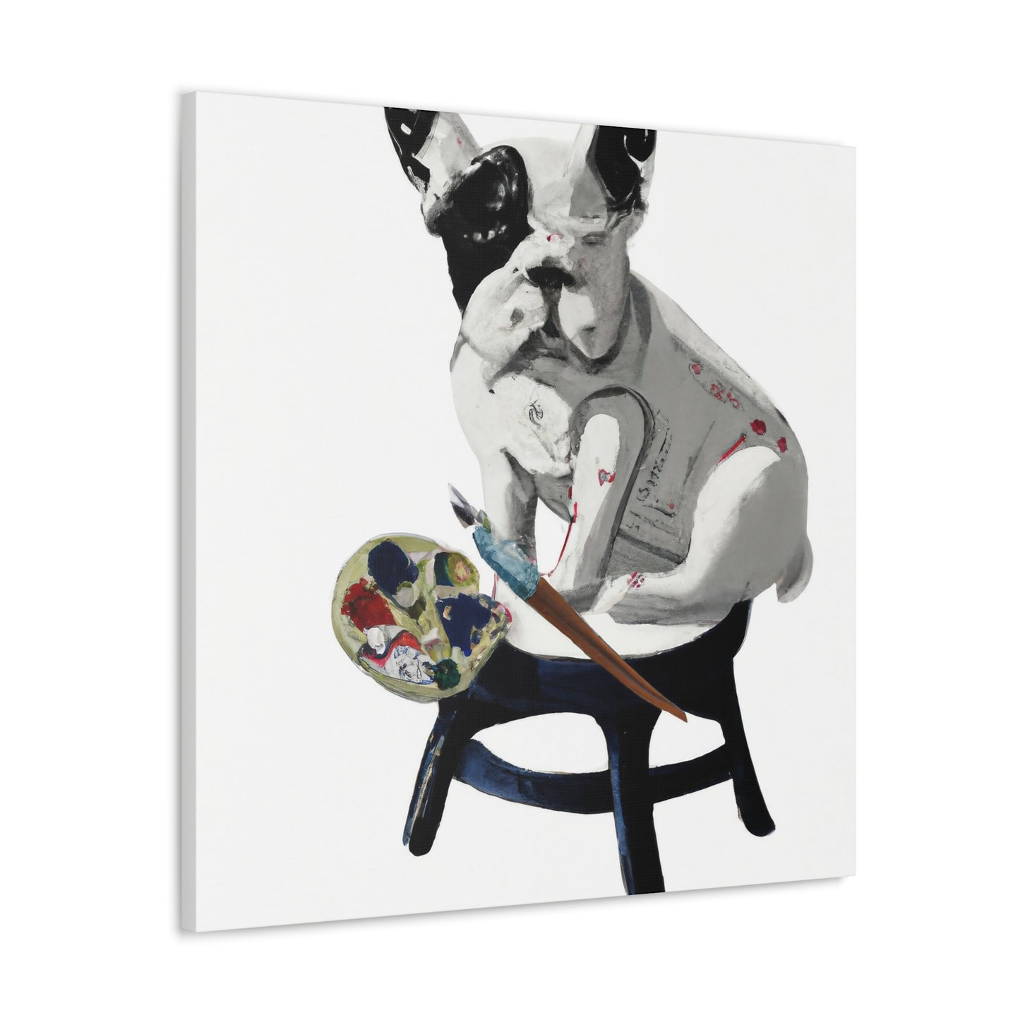 Sirino della Casa D'Orageous (French Bulldog) - Canvas