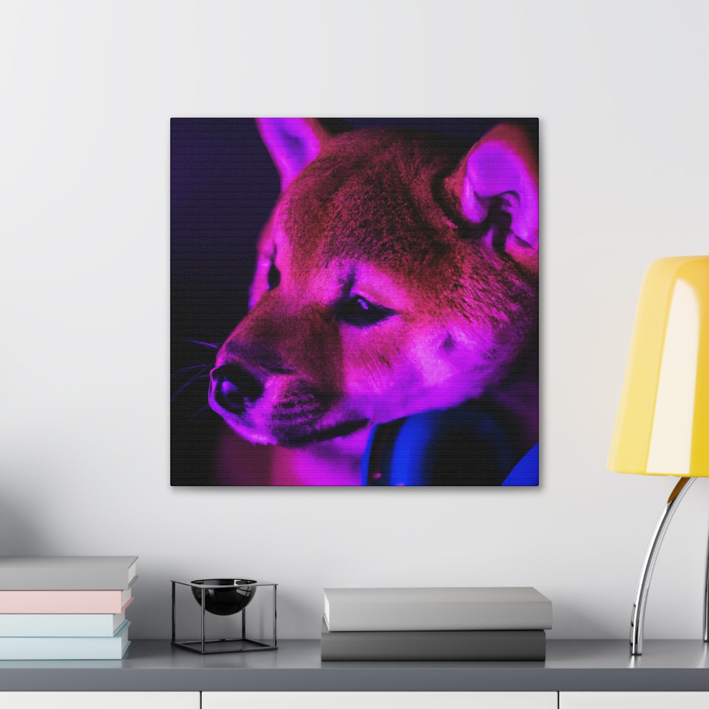 Lingzi Xie - Shiba Inu - Canvas