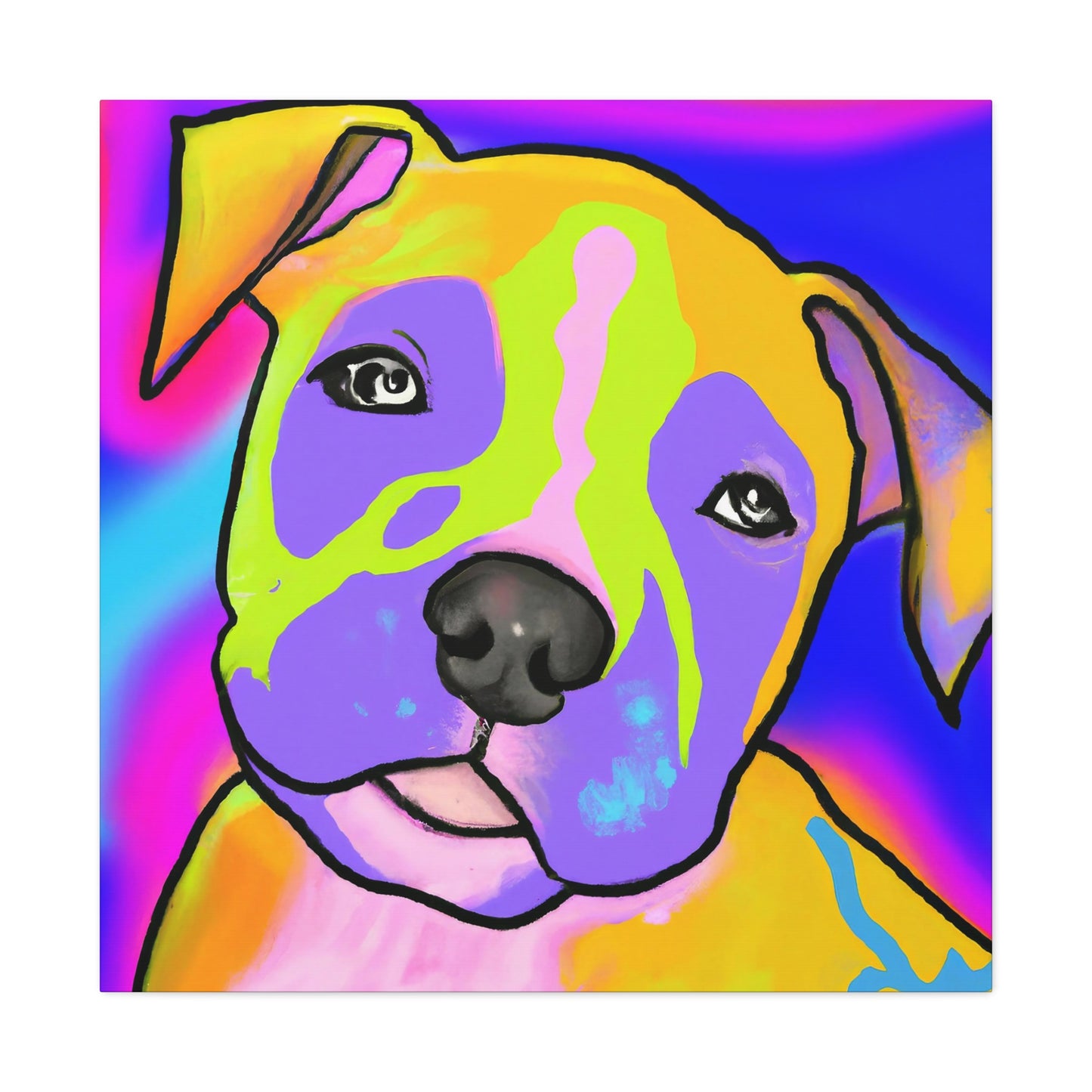 Rembrandt de Couronne - Pitbull Puppy - Canvas