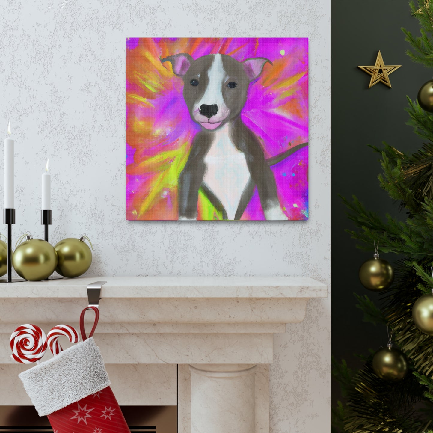 Artemisaristea Royaltea - Pitbull Puppy - Canvas