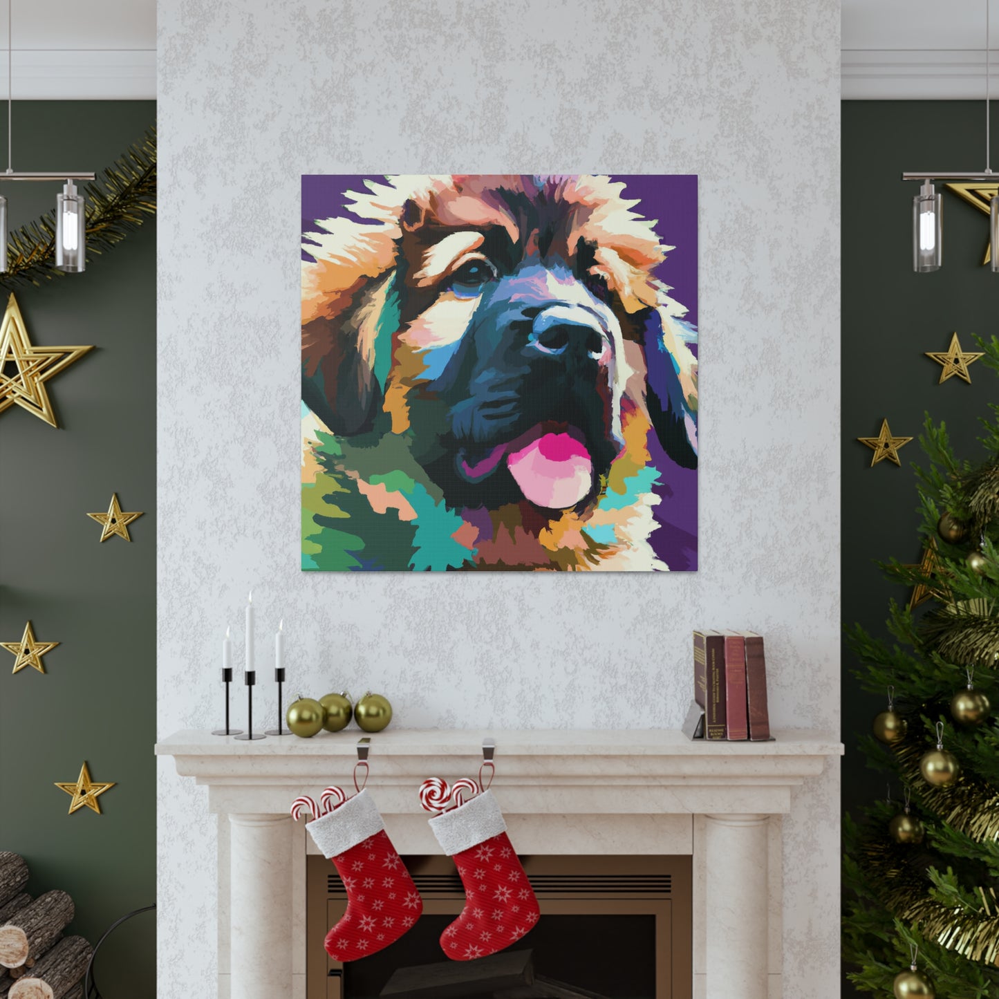 Baroness Aemilia von Preuss - Leonberger - Canvas