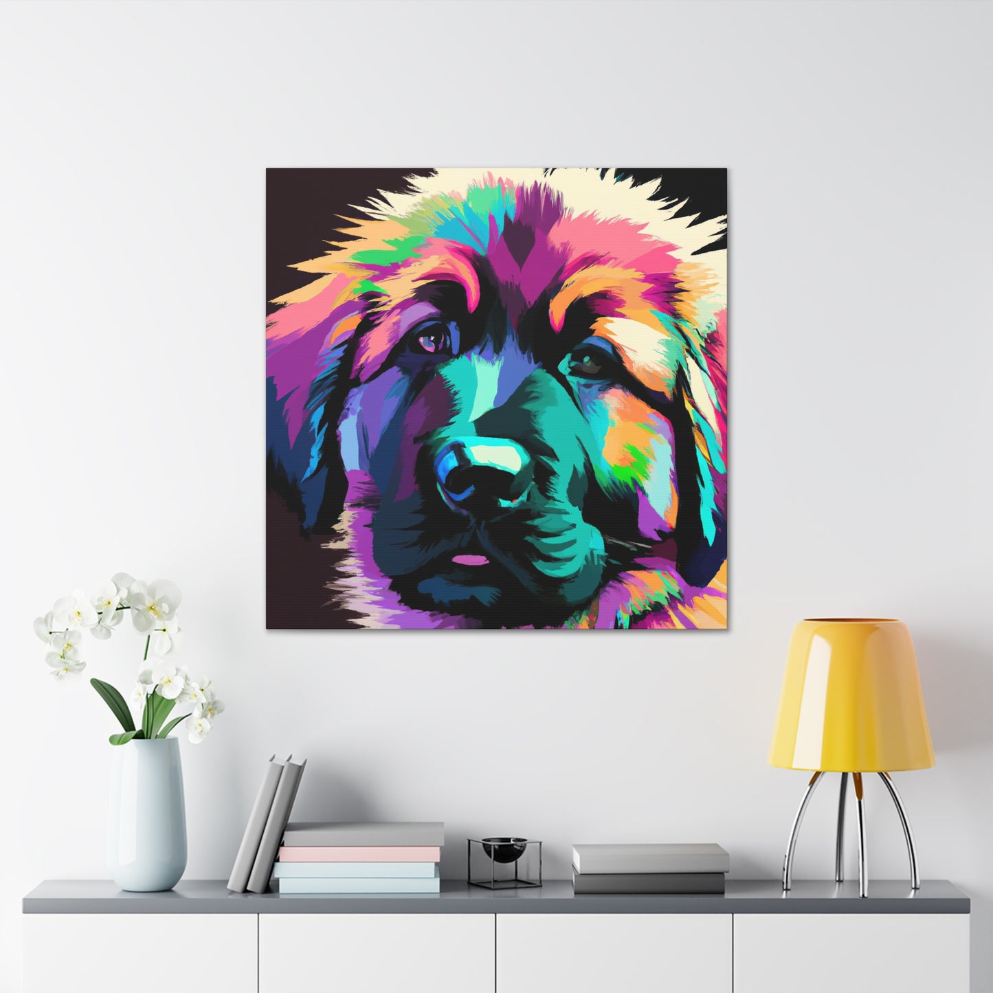 Baroness Estelle von Neumann - Leonberger - Canvas