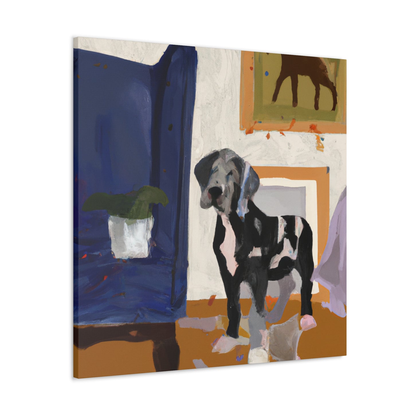 Countess Lanessa d'Argovon (Great Dane) - Canvas