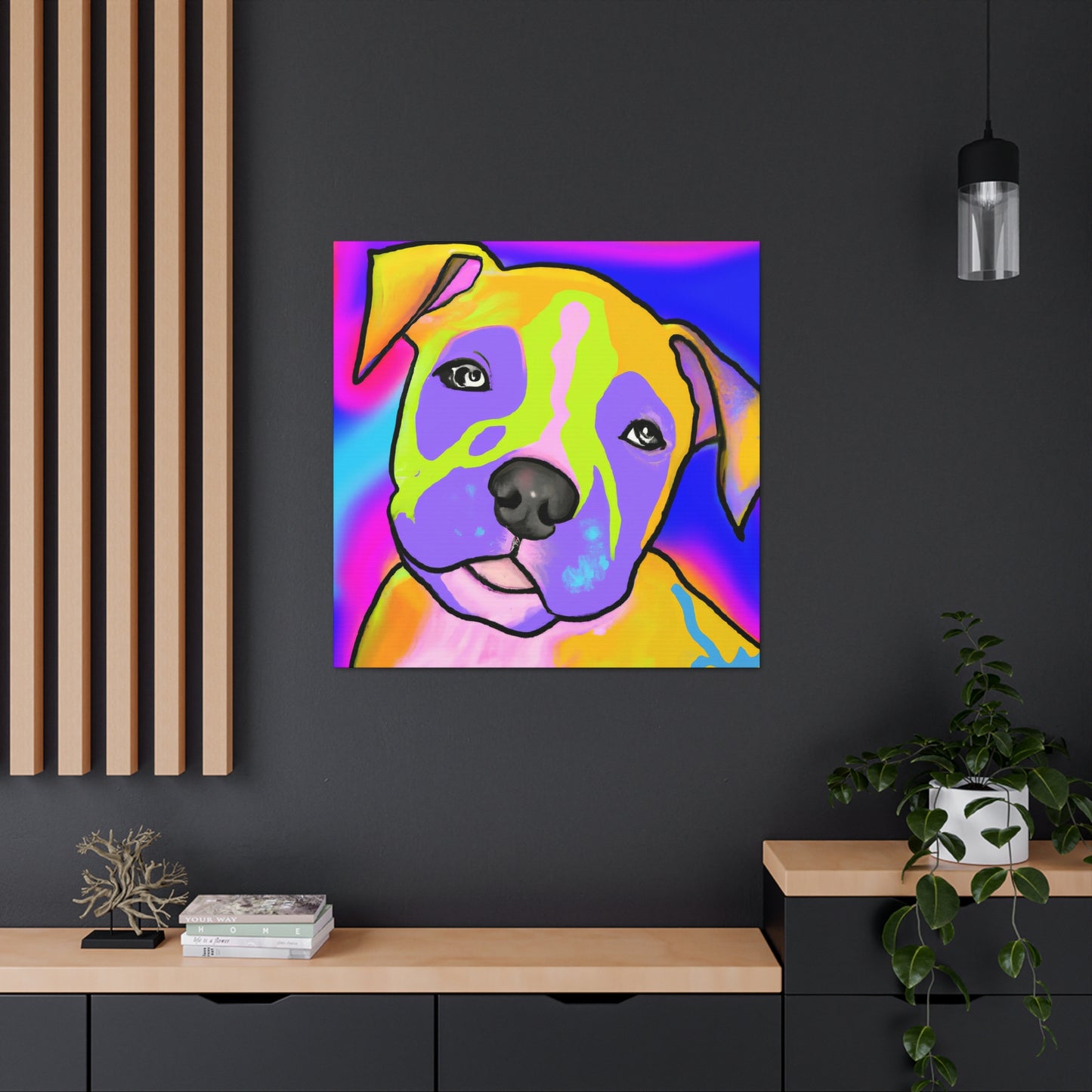 Rembrandt de Couronne - Pitbull Puppy - Canvas