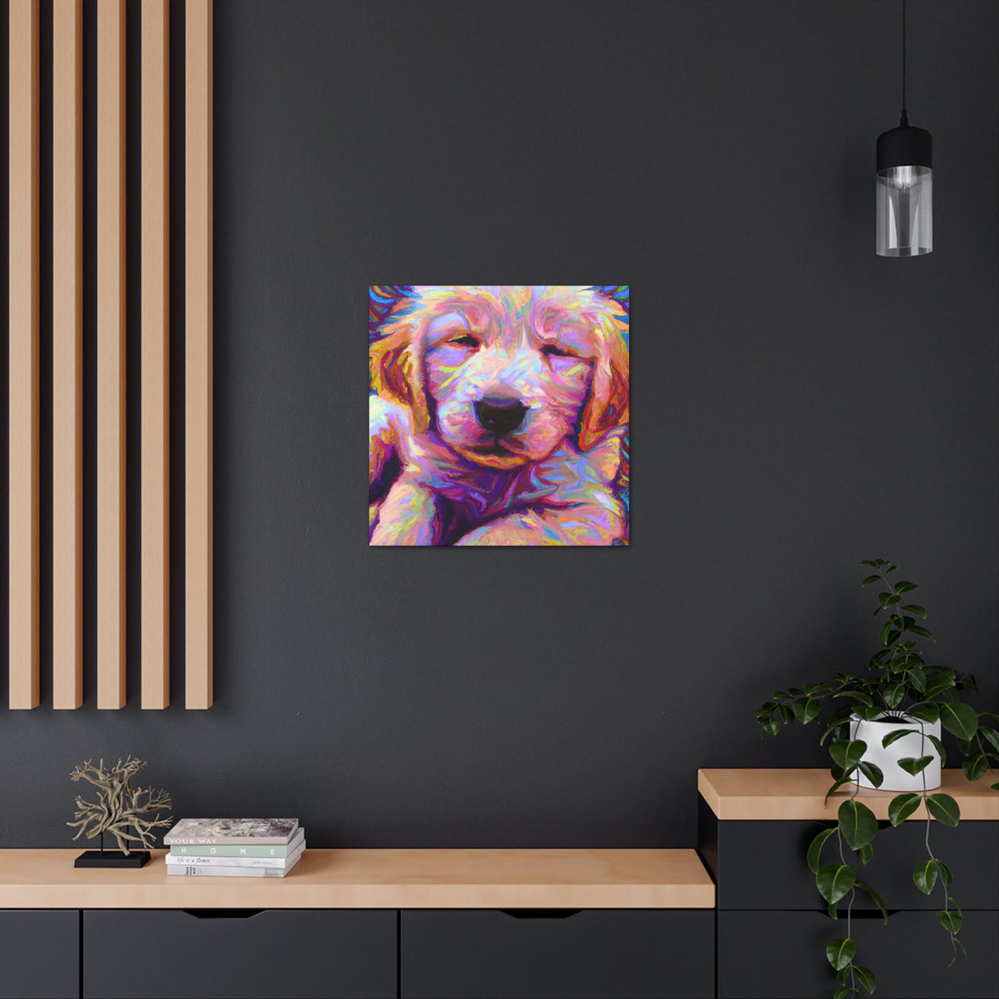 Titianus DeAristocratia - Golden Retriever Puppy - Canvas