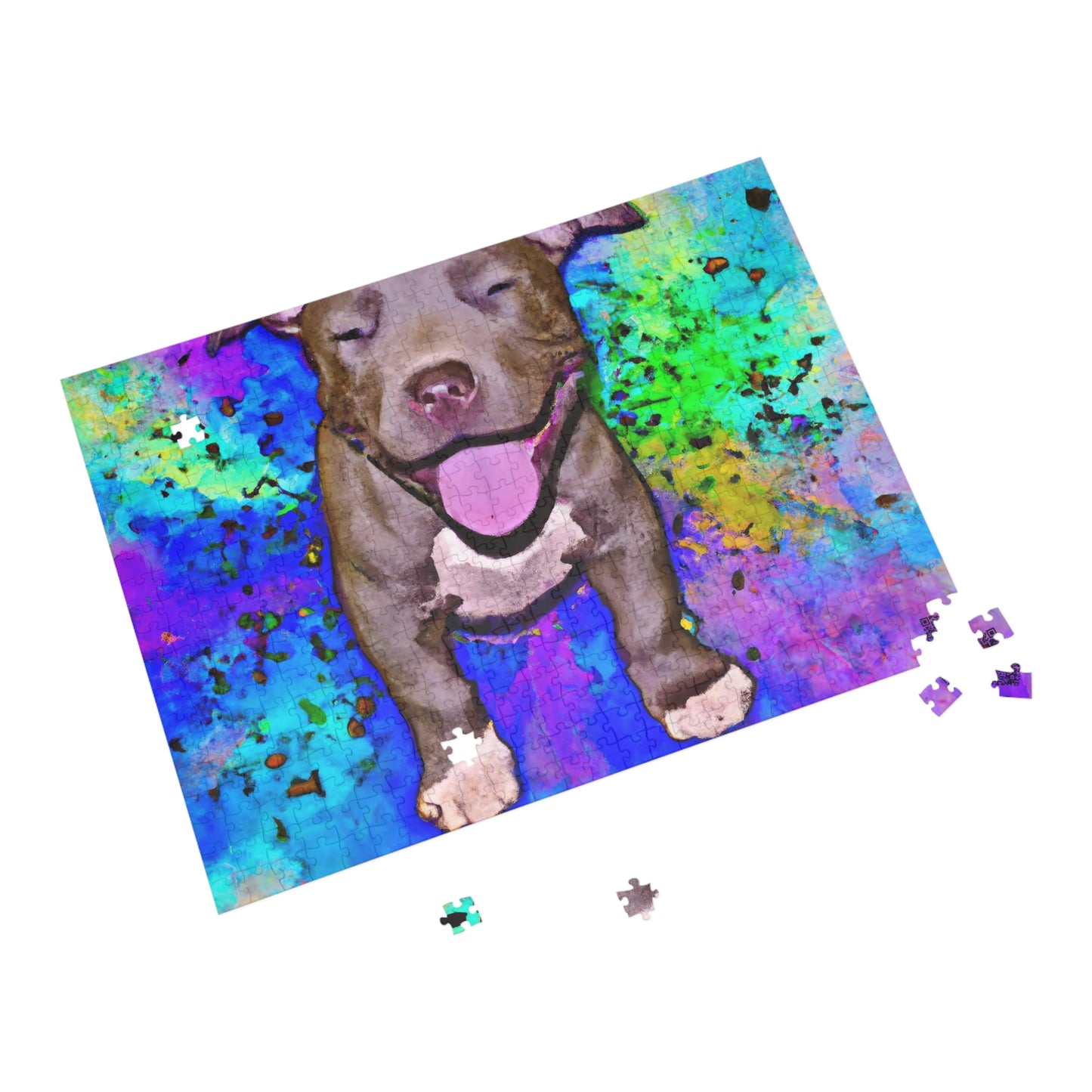 Emperor Kenshi the II - Pitbull Puppy - Puzzle